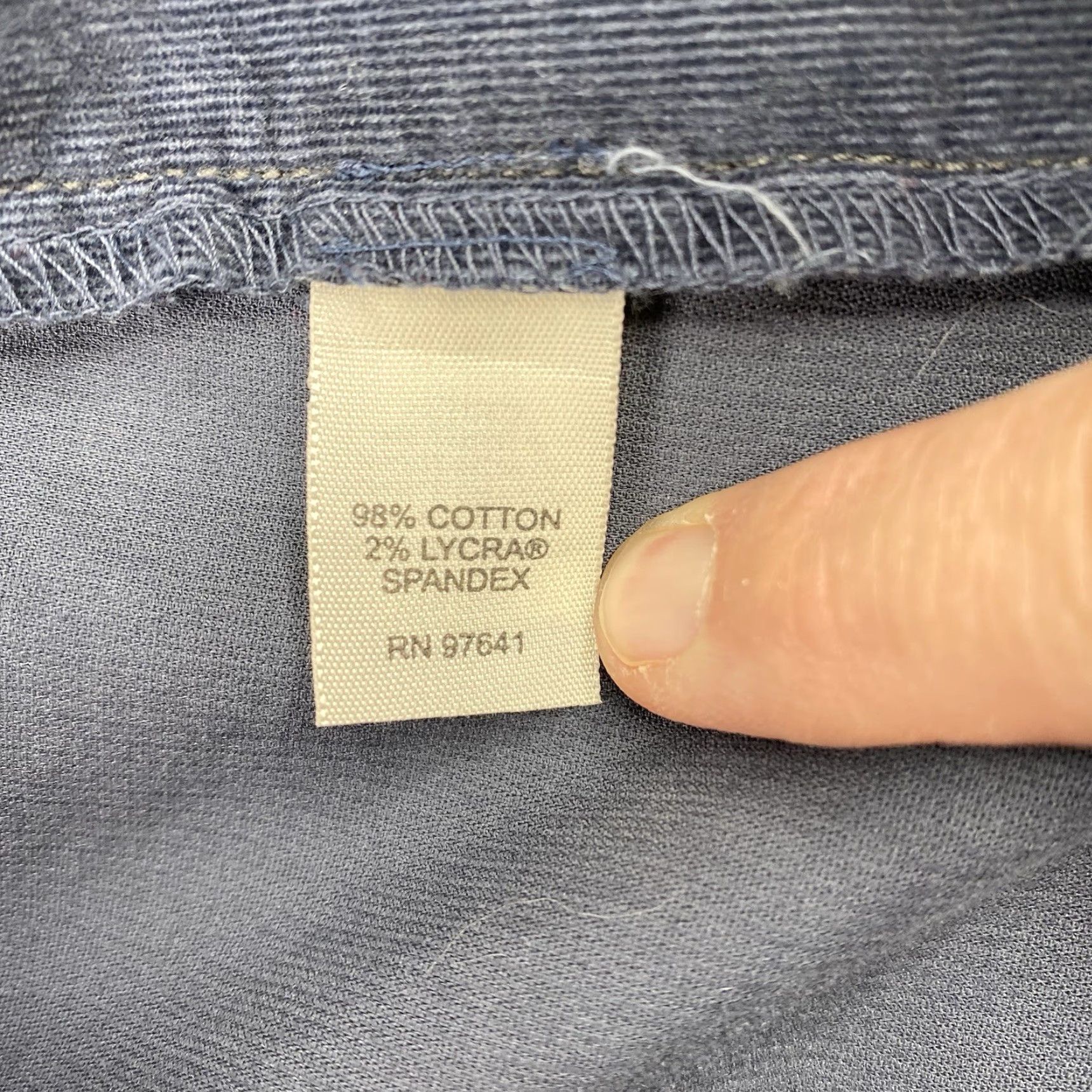 J. Jill J. Jill Pant Blue 16W Wide-Leg Cropped Corduroy NWT Womens Pants Size 38" / US 16 / IT 52 - 6 Thumbnail