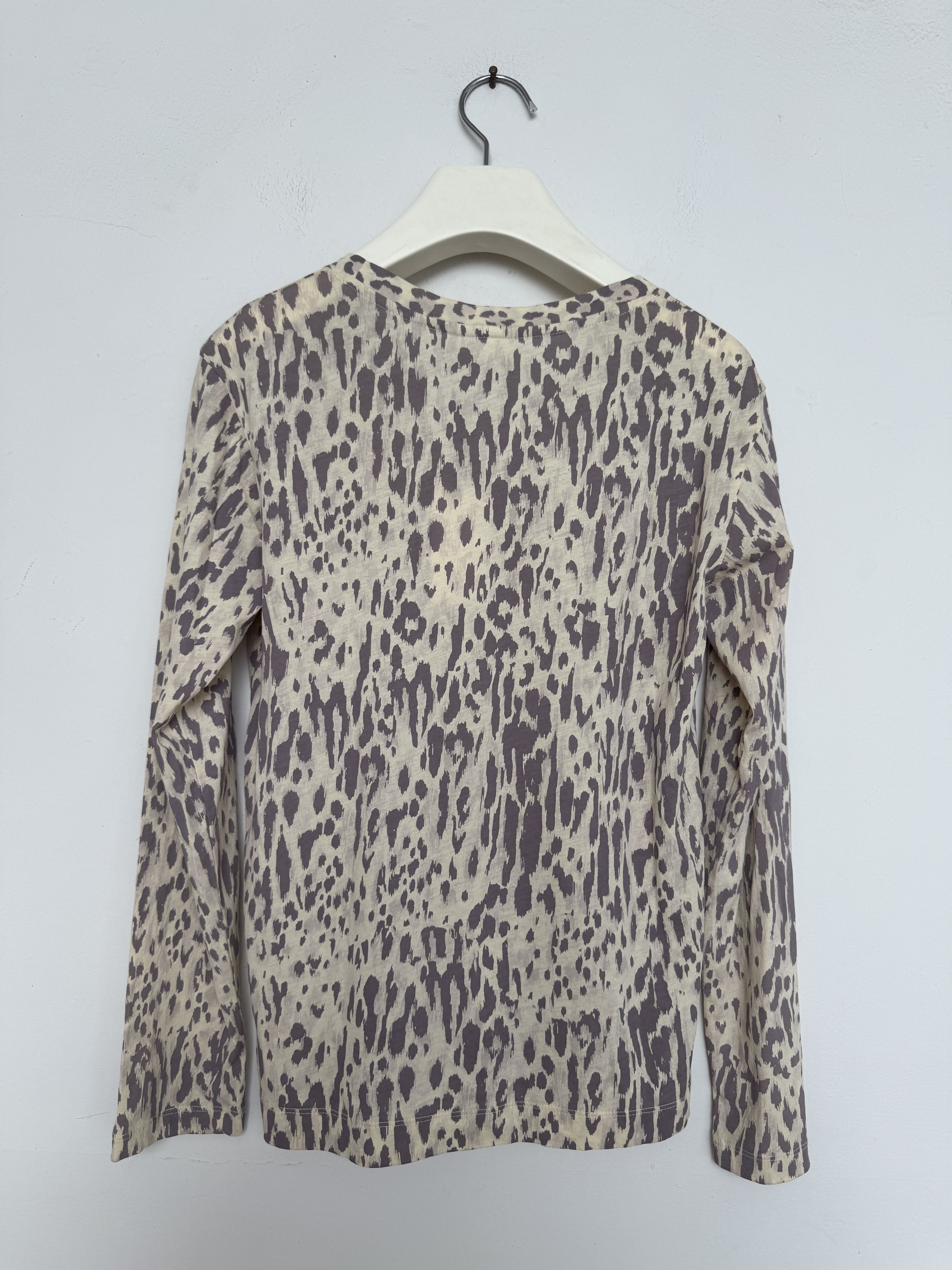 Dries Van Noten Leopar Print Long-Sleeved Top Size XS / US 0-2 / IT 36-38 - 2 Thumbnail