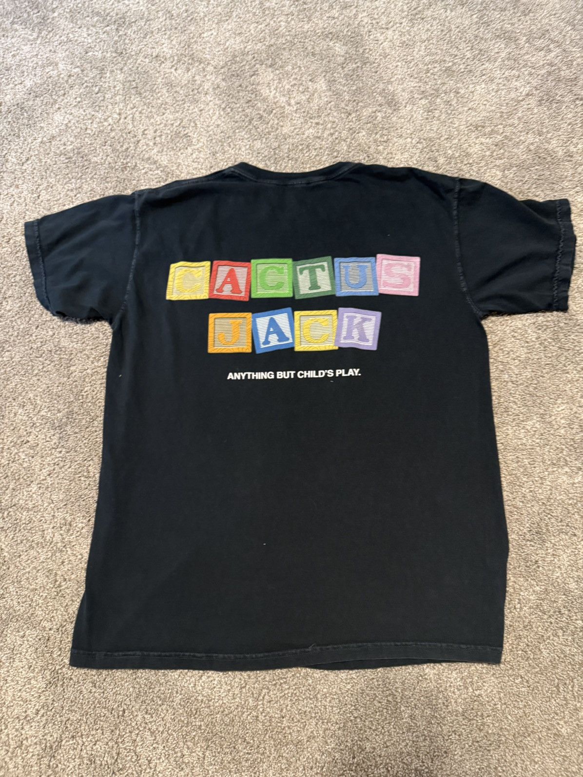 Travis Scott Cactus Jack Anything But Child’s Play T-Shirt Size US L / EU 52-54 / 3 - 2 Thumbnail