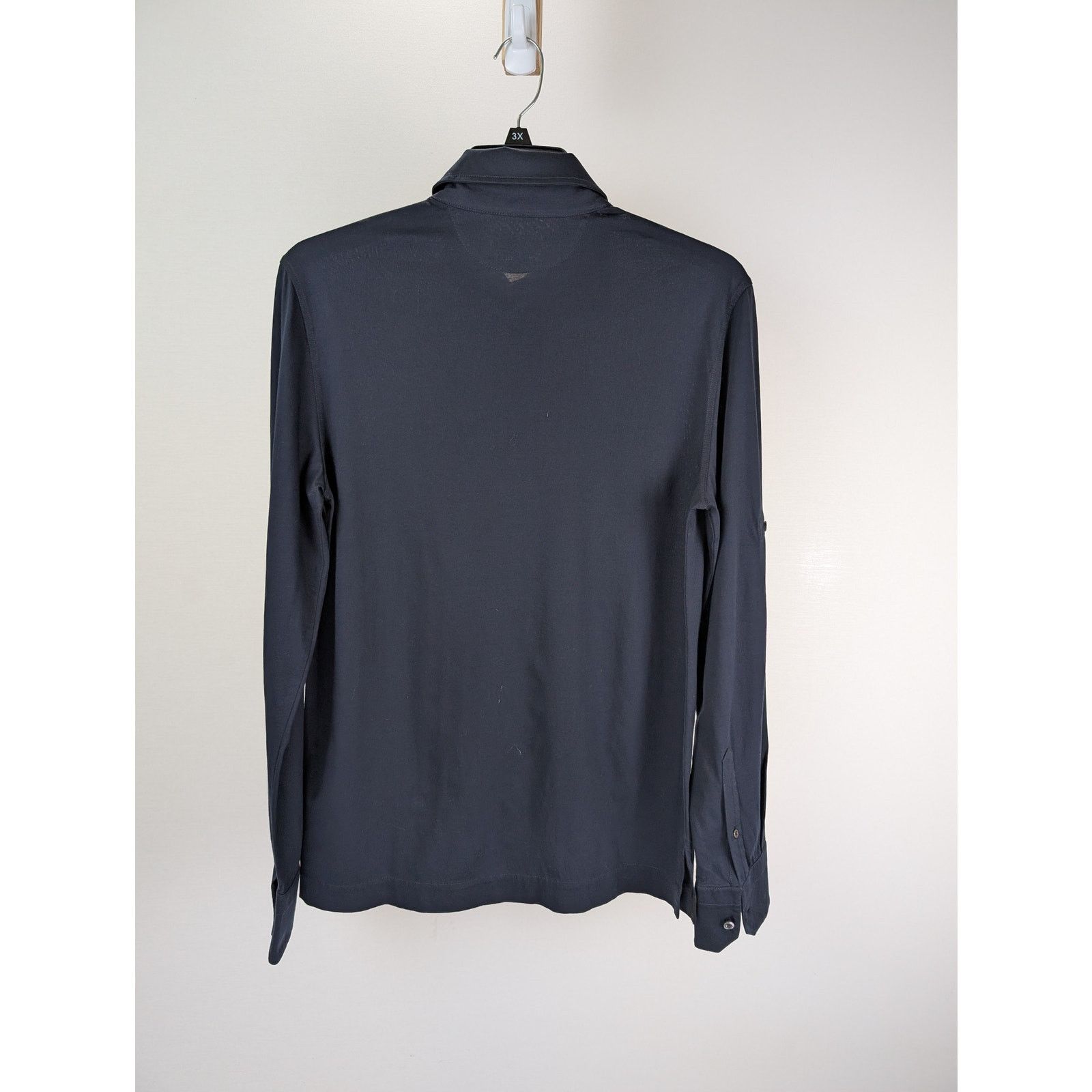 Tom Ford o1rshd1 Button up Shirt in Navy Blue Size US M / EU 48-50 / 2 - 10 Thumbnail