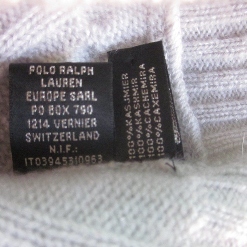 Ralph Lauren Black Label Ralph Lauren Black Label Cabled V-Neck Pullover Slim Fit Si Size S / US 4 / IT 40 - 11 Thumbnail