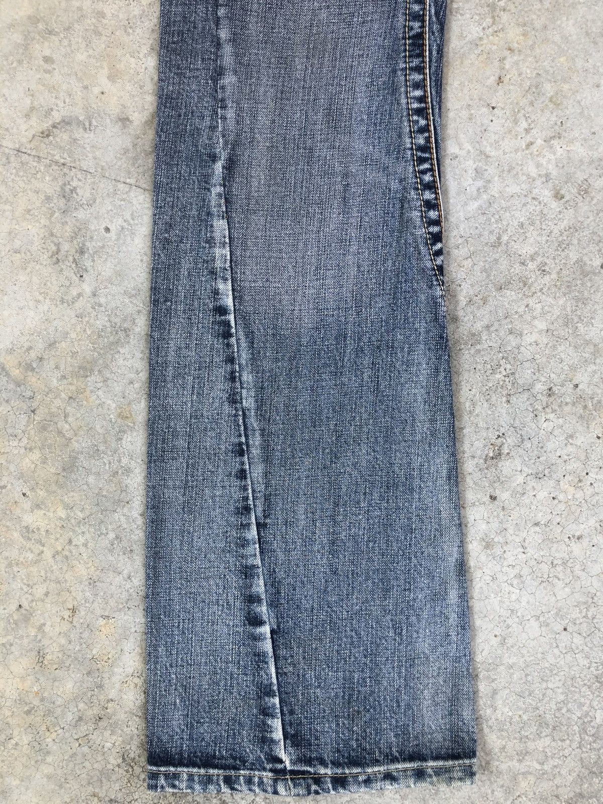 If Six Was Nine Semantic Design Flared Jeans Snake Skin Distressed Jeans Size US 30 / EU 46 - 5 Thumbnail
