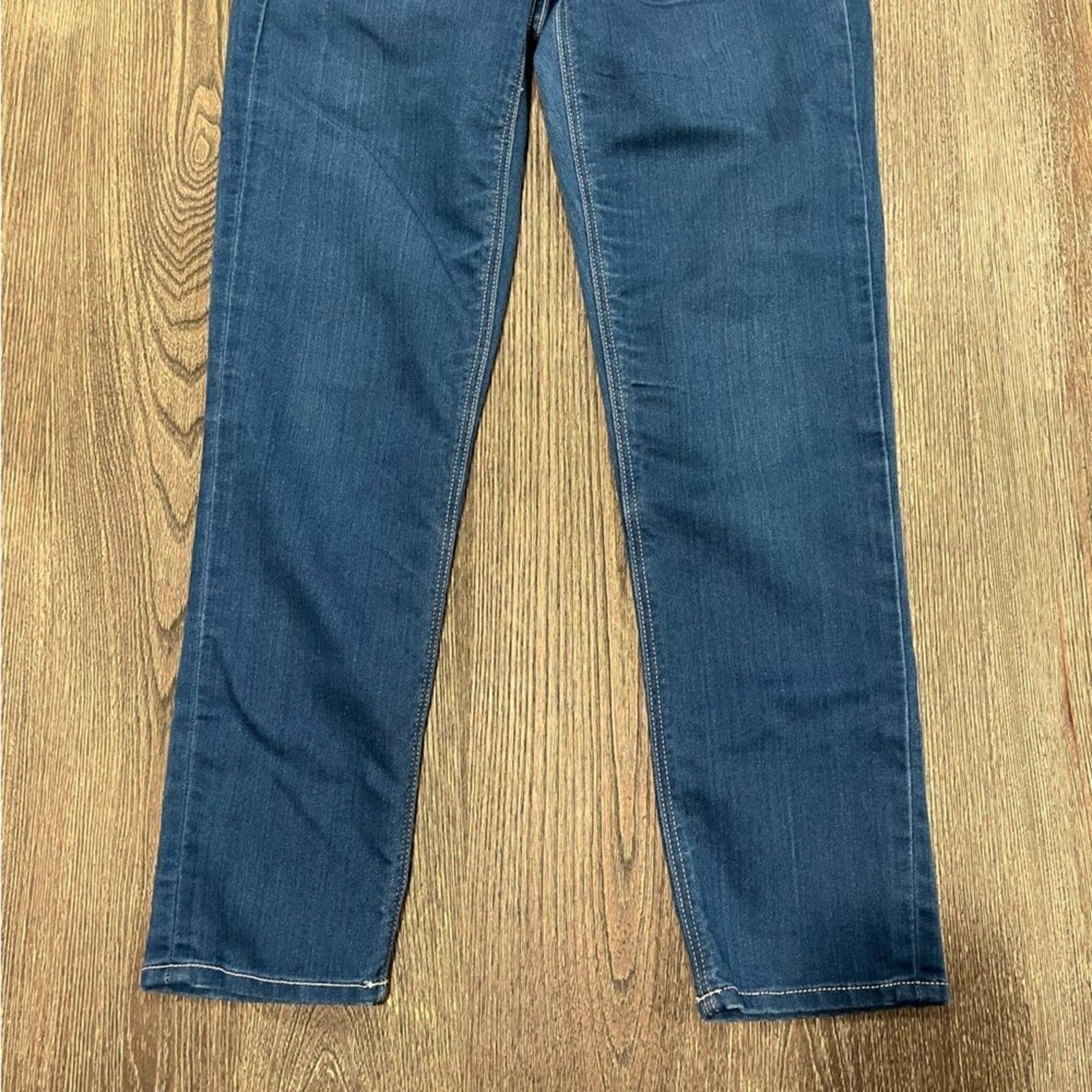 Gap Gap 1969 Mid-Rise Jeans Tapered Leg Slim Fit Stretch Denim Size 26" / US 2 / IT 38 - 8 Thumbnail