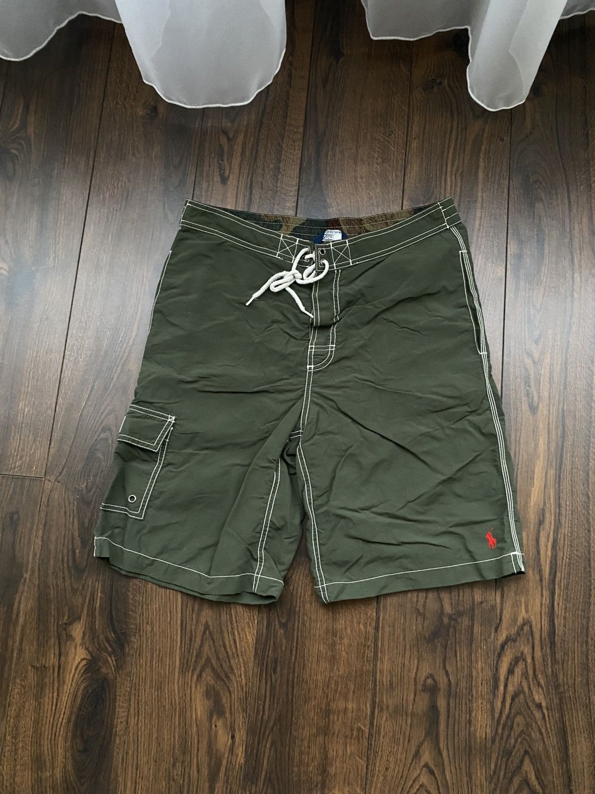 Polo Ralph Lauren Vintage Polo Ralph Lauren Surf Shorts Pants Size US 30 / EU 46 - 2 Thumbnail