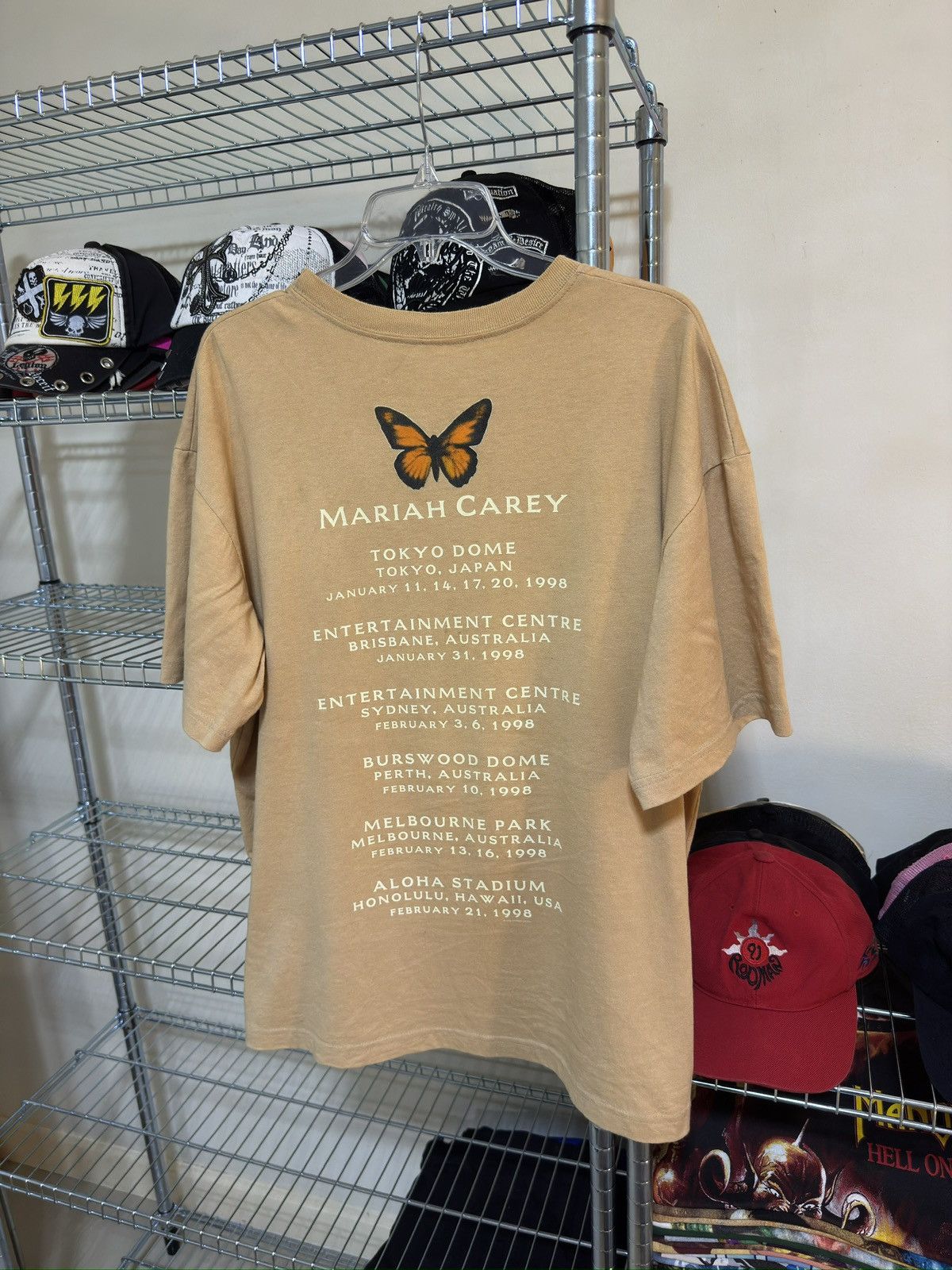 Other Vintage mariah carey 1998 y2k rare t shirt Size US L / EU 52-54 / 3 - 5 Thumbnail
