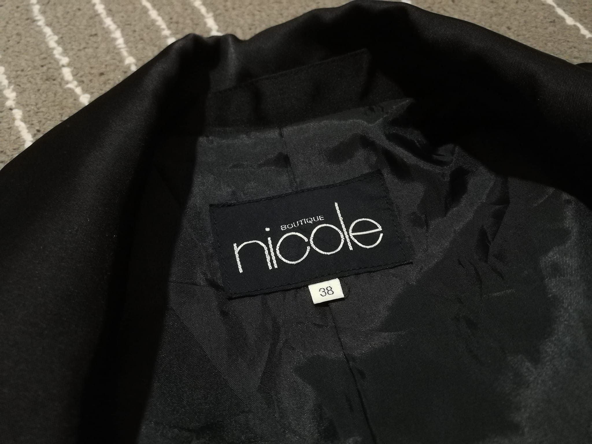 Designer nicole BOUTIQUE WOMAN TRENCH JACKET S 1828 Size S / US 4 / IT 40 - 6 Thumbnail