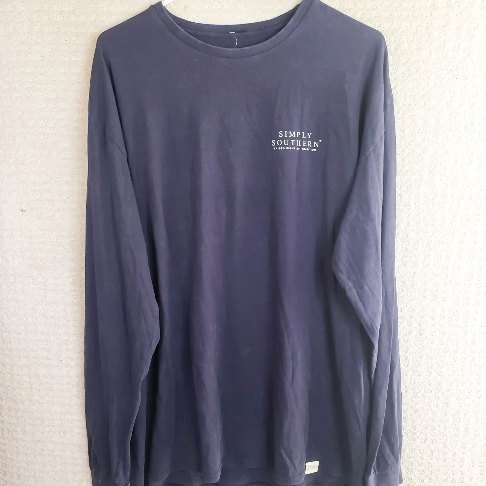 Vintage Simply Southern Blue Long Sleeve T-Shirt USA Bass Fish NWT Men's XL Patriotic Shirt LS Bass Fishing USA NWT Mens XL Blue Shirt Size US XL / EU 56 / 4 - 2 Thumbnail
