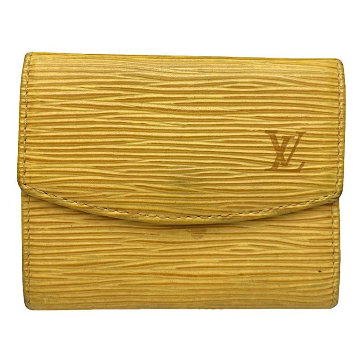 Louis Vuitton Yellow Leather Purse Size ONE SIZE - 1 Thumbnail