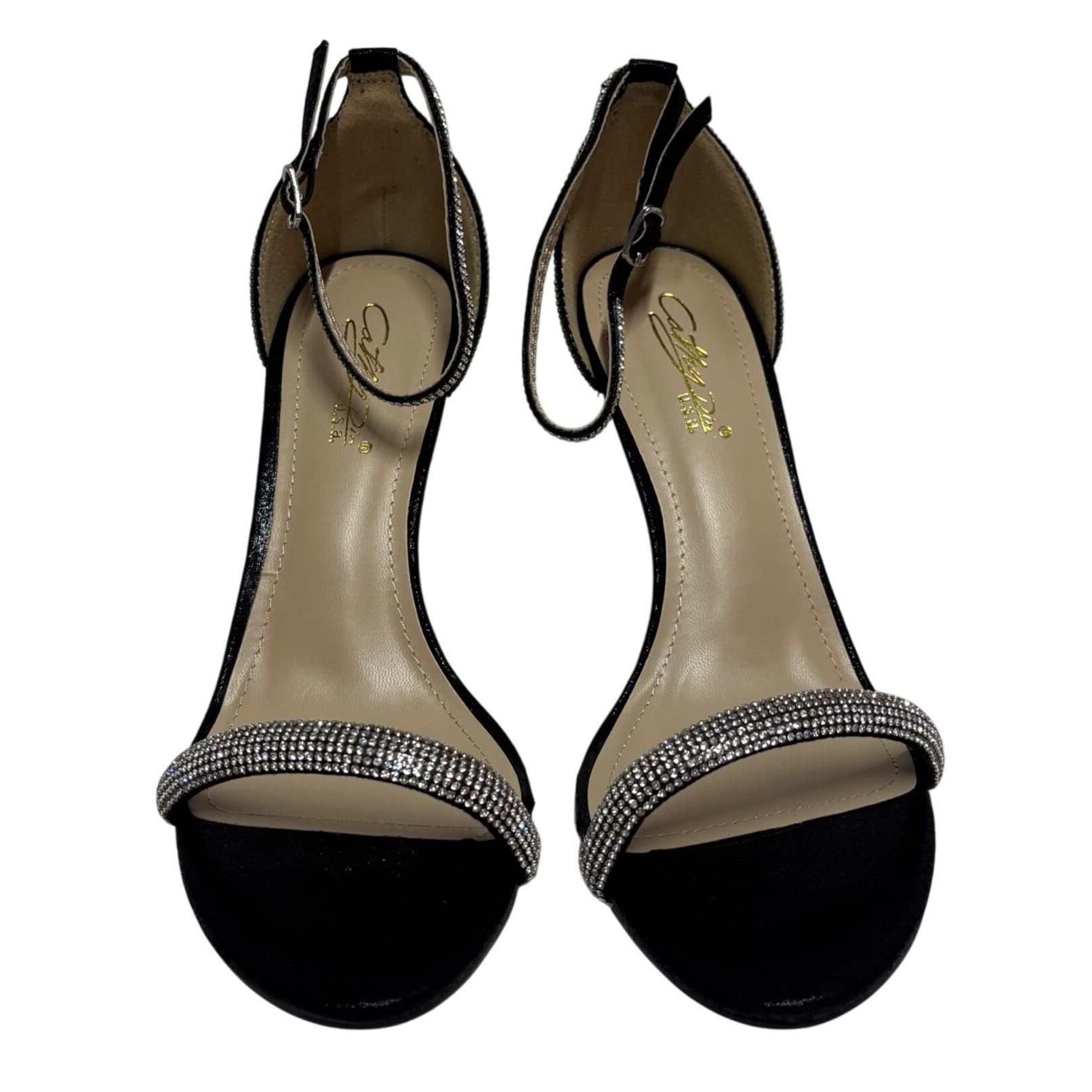 Other CATHY DIN / Laura-3 / Luxury Rhinestone / Black & Silver / S Size US 10 / IT 40 - 4 Thumbnail