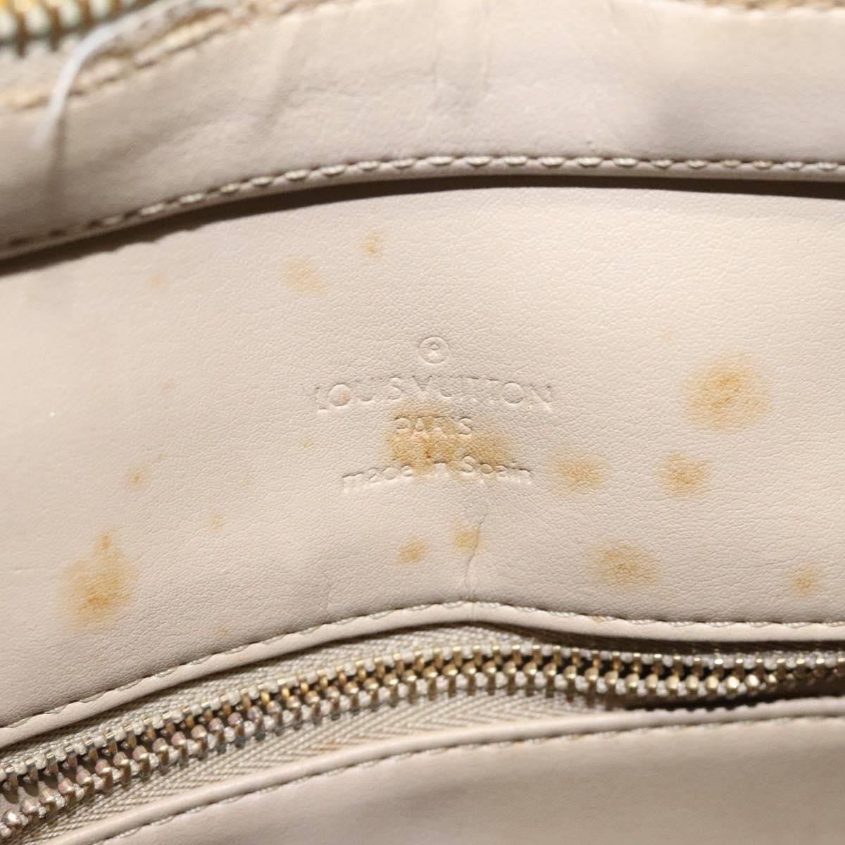 Louis Vuitton LOUIS VUITTON Monogram Vernis Houston Hand Bag Beige M91004 Size ONE SIZE - 10 Thumbnail
