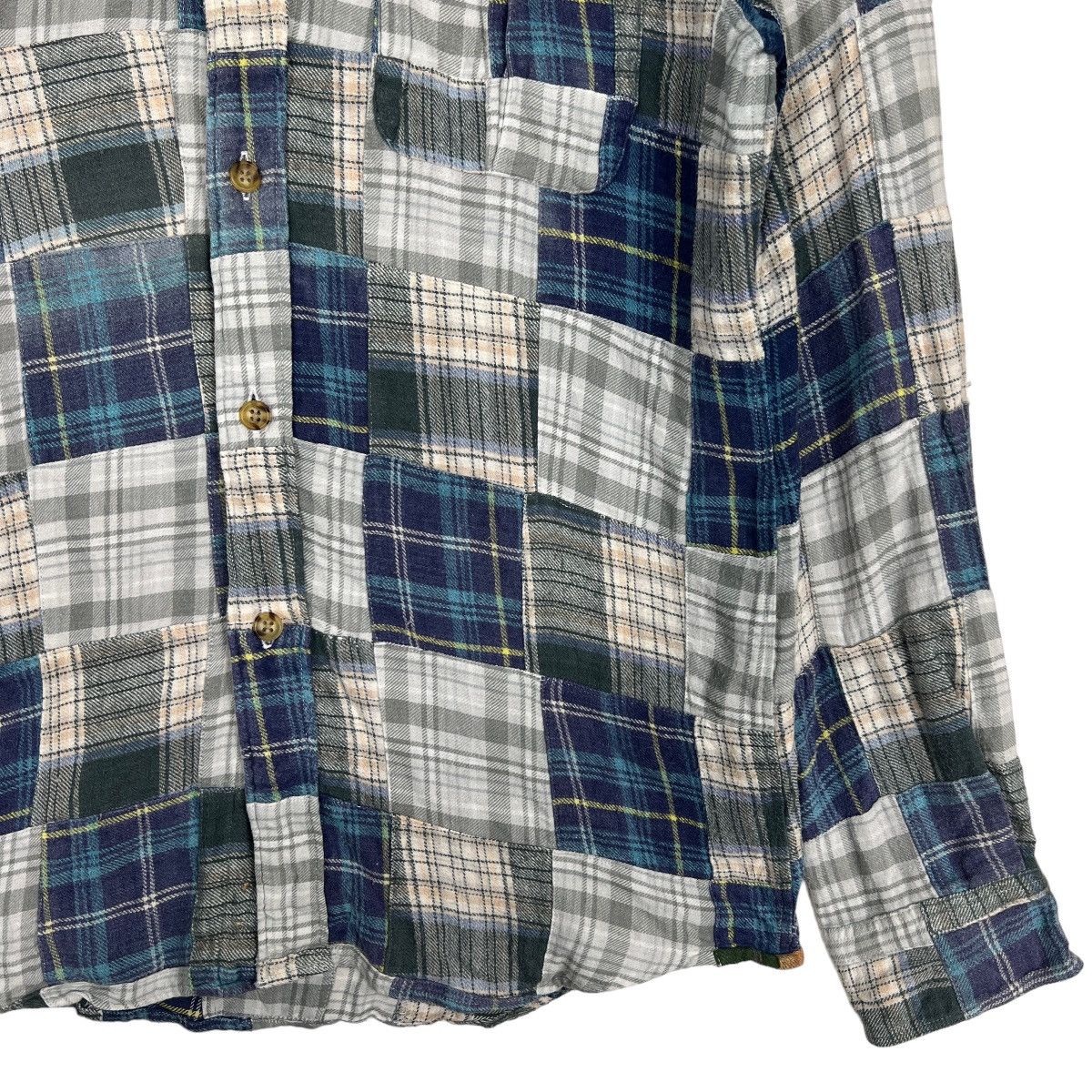 R.Newbold 🔥 R.NEWBOLD CHECK PATCHWORK SHIRTS Size US L / EU 52-54 / 3 - 5 Thumbnail