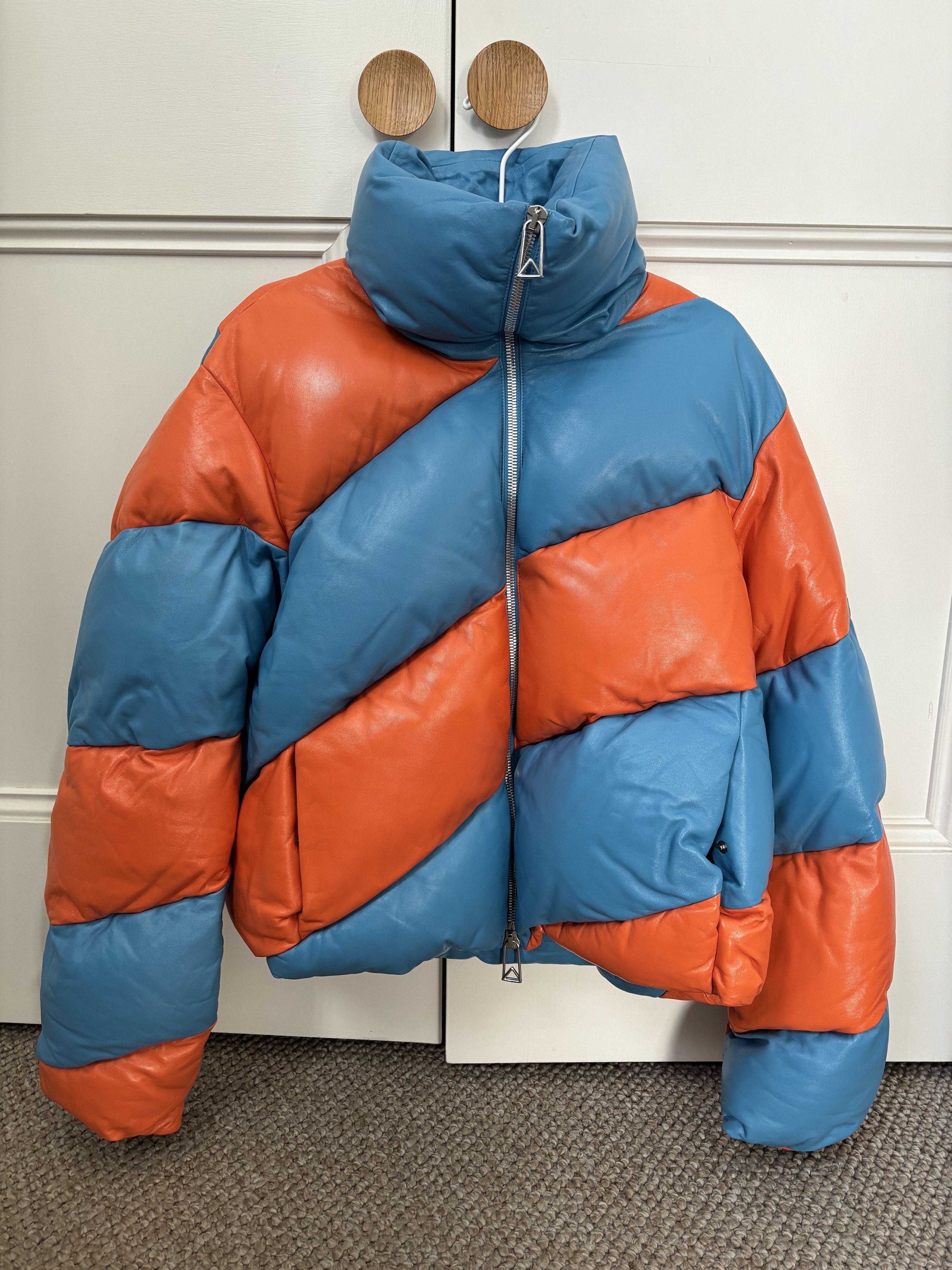 Bottega Veneta Bottega Veneta Leather Puffer Jacket Size US S / EU 44-46 / 1 - 1 Thumbnail