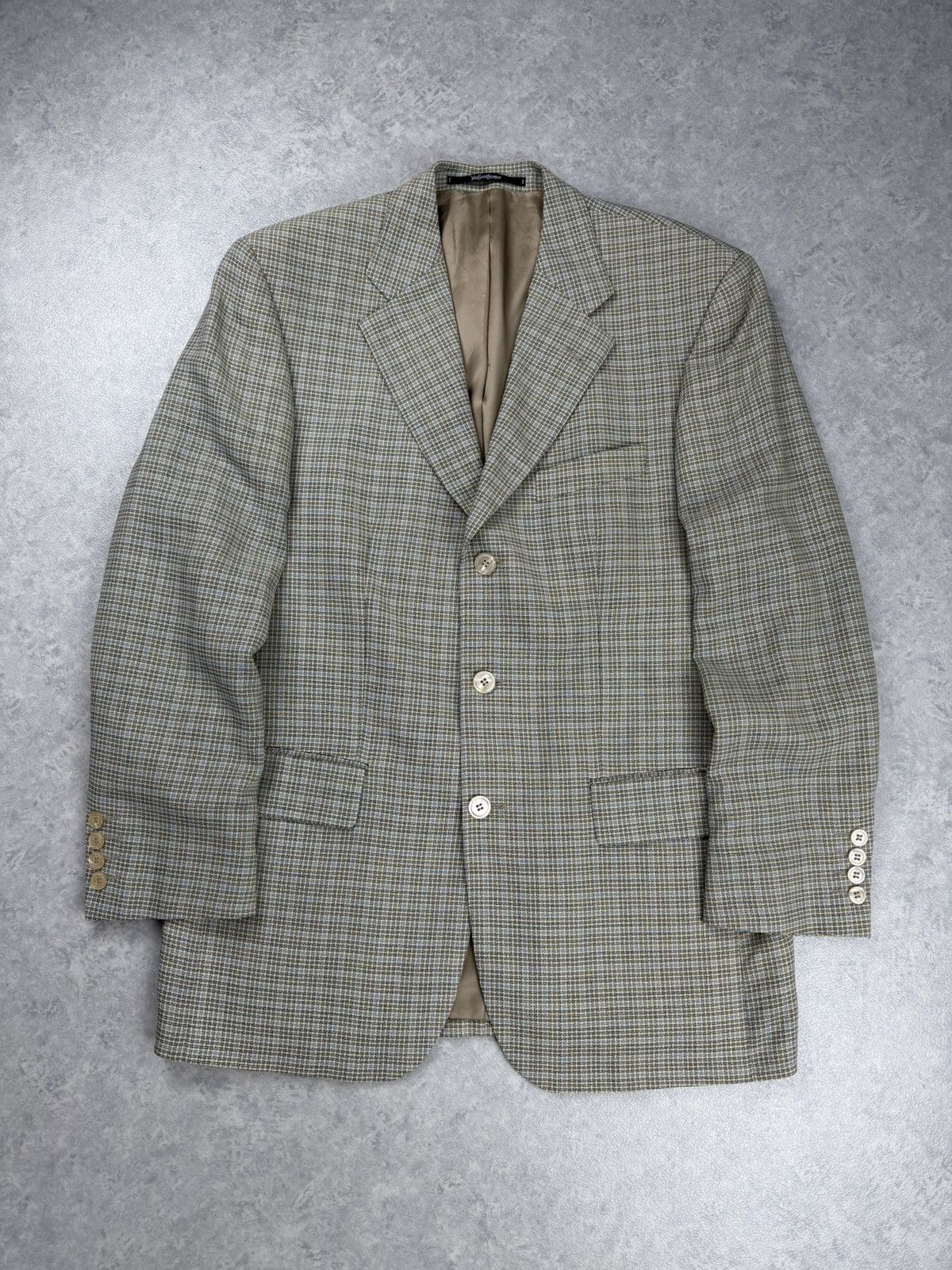 Vintage Yves Saint Laurent Wool Blazer Jacket Size 50