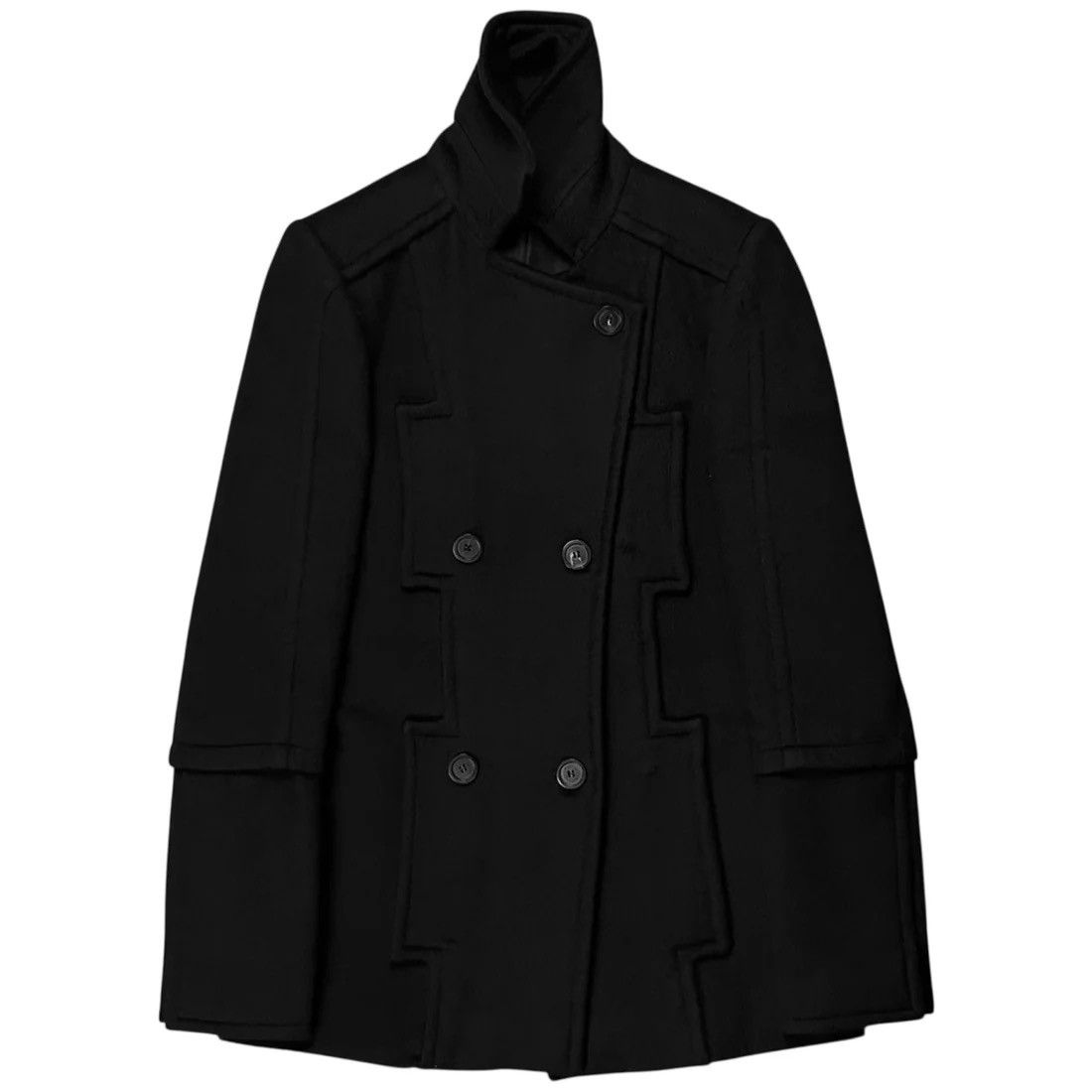 Gucci Gucci by Tom Ford Notched Panel Caban Jacket - AW04 Size US M / EU 48-50 / 2 - 1 Thumbnail