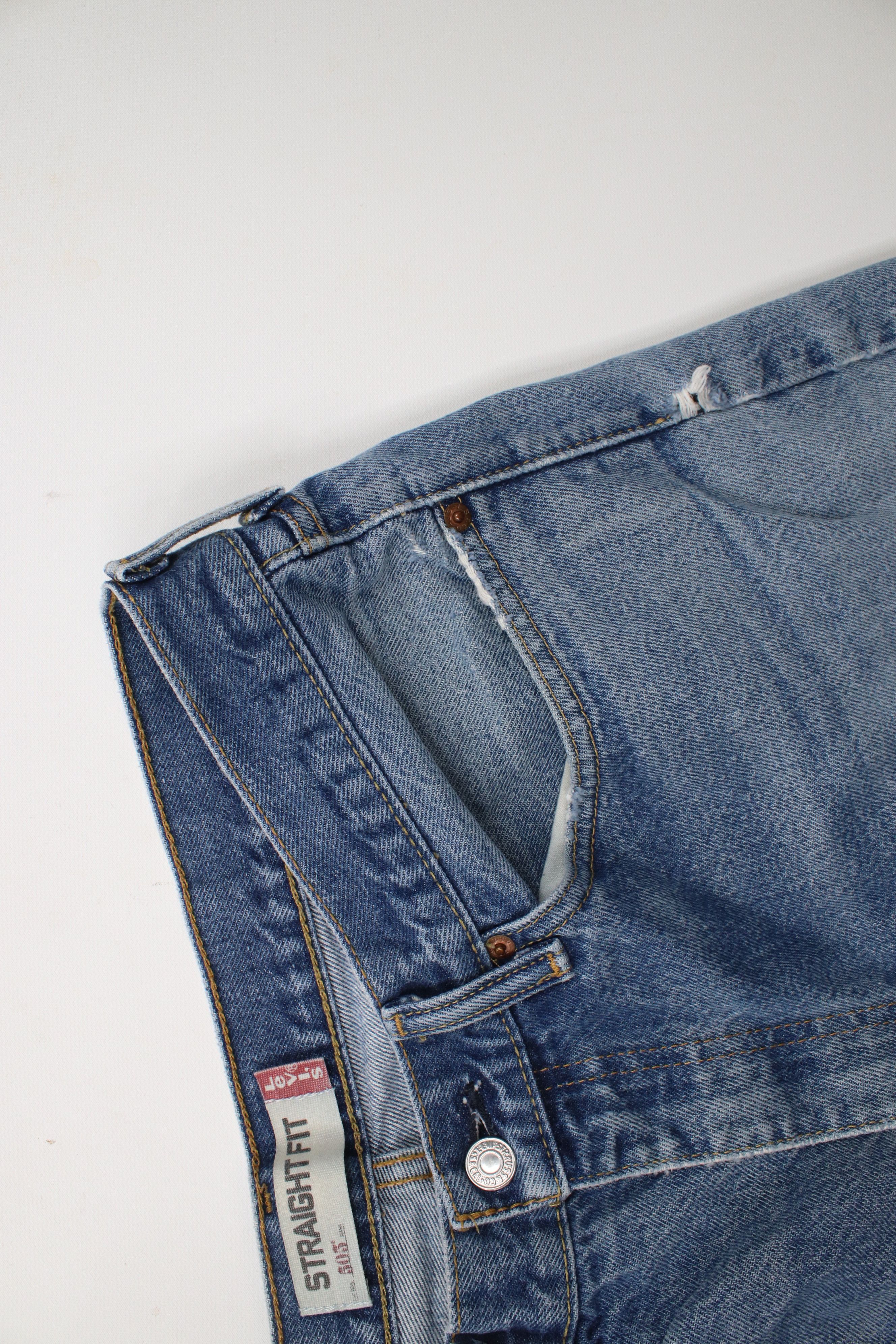 Levi's × Vintage Vintage Y2K Levis 505 Regular Fit Straight Leg Denim Jeans Size US 35 - 9 Thumbnail