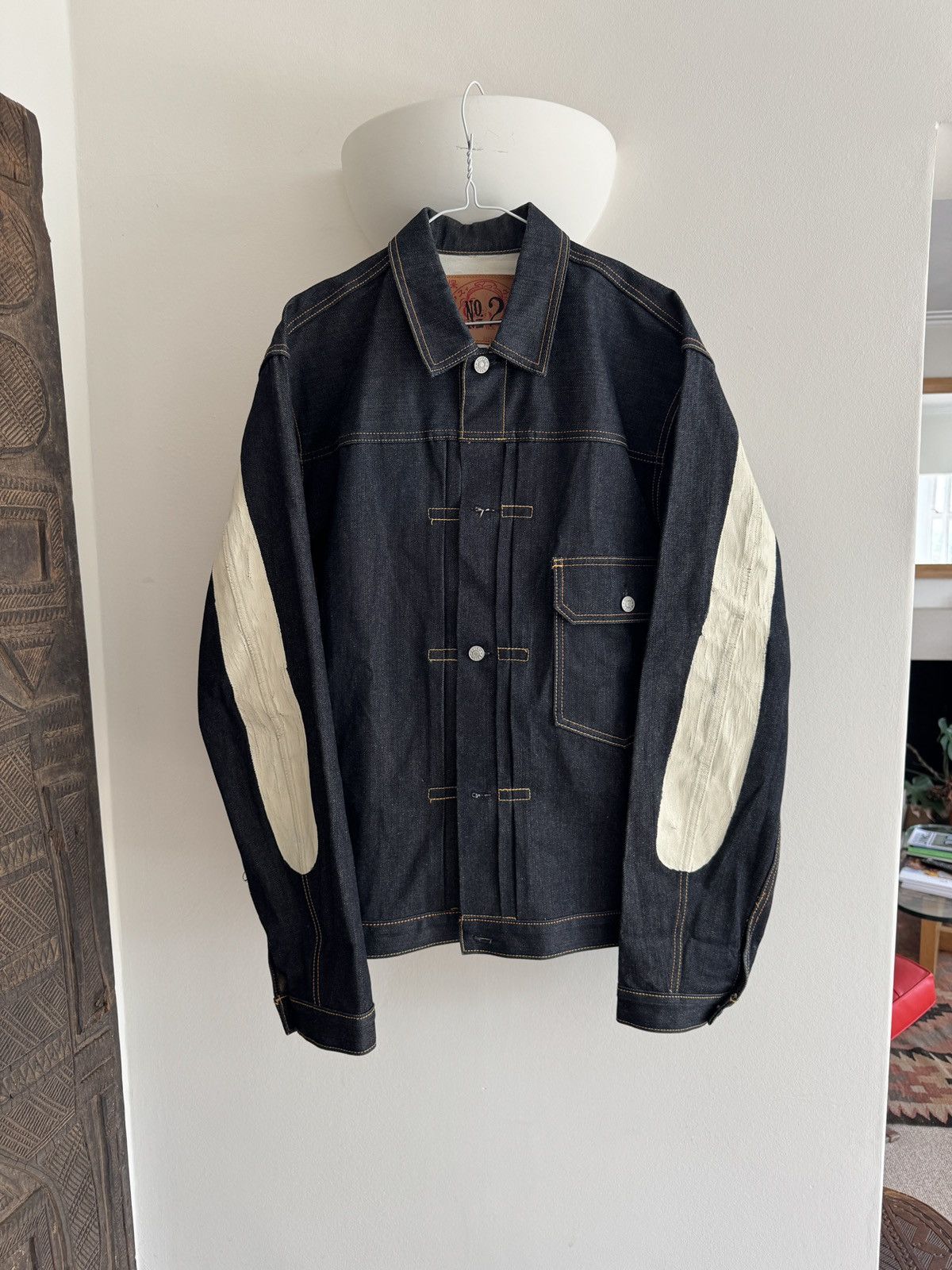 Evisu Evisu Gull Denim Jacket Size US XL / EU 56 / 4 - 3 Thumbnail