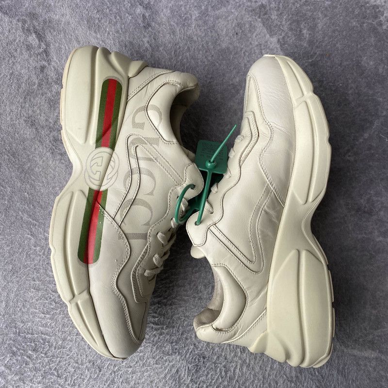 Gucci Gucci Rhyton Logo Low-Top Dad Sneakers Size US 8 / EU 41 - 6 Thumbnail