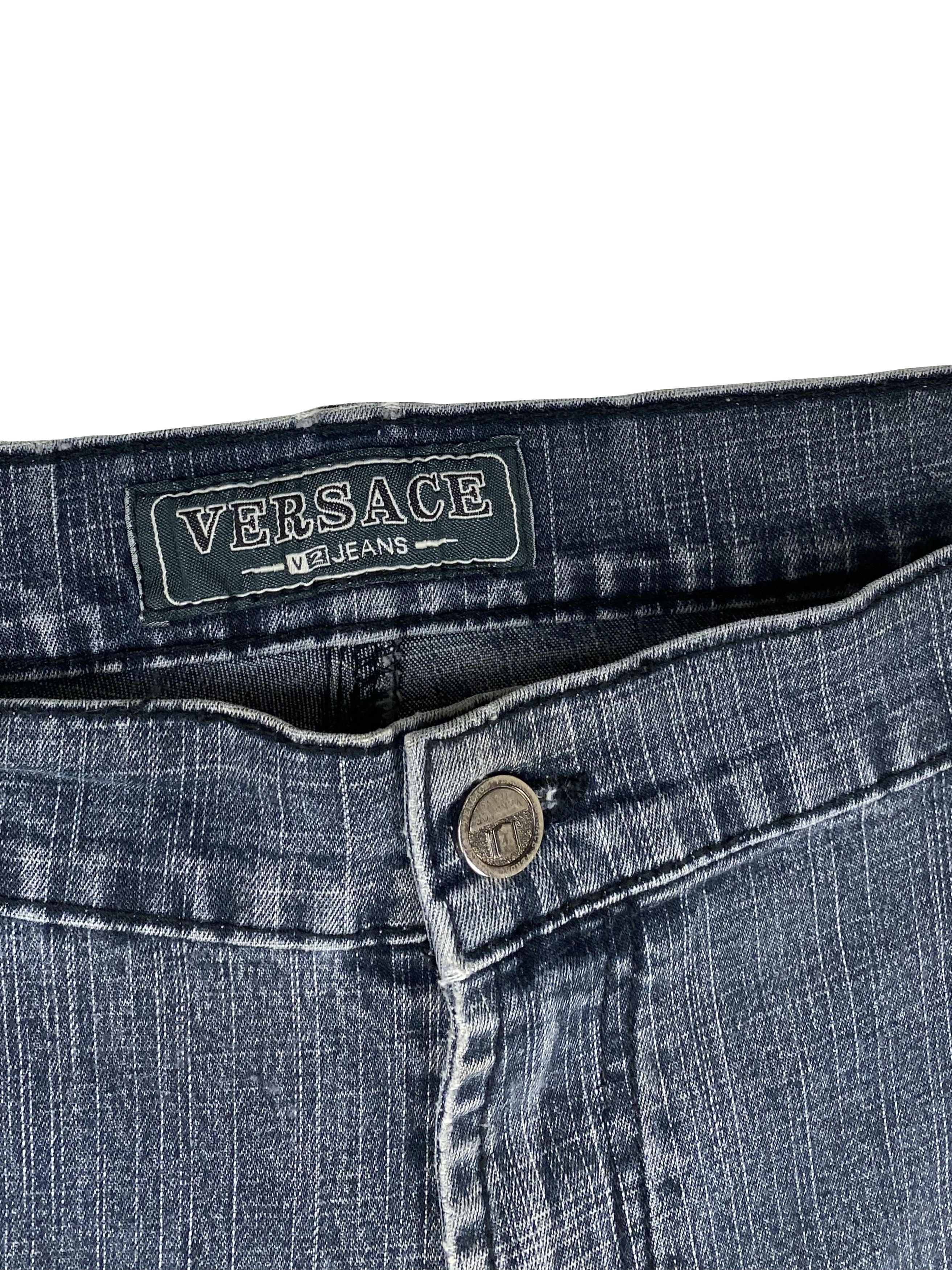 Versace 90s Vintage VERSACE V2 Denim Jeans M426 Size US 37 - 6 Thumbnail