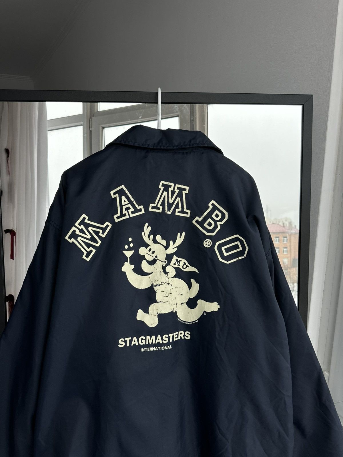 Mambo Vintage Mambo 1995 Men’s Navy Coach Jacket Sz XL Size US XL / EU 56 / 4 - 9 Thumbnail