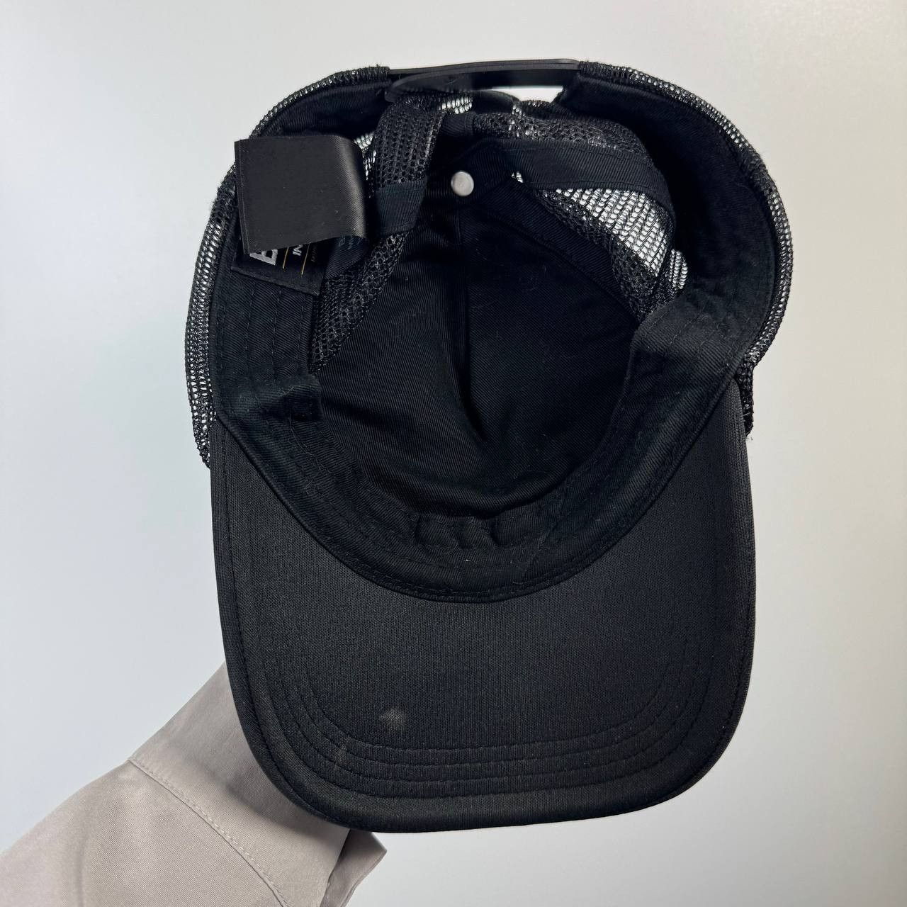 Barbour Barbour International Trucker Cap Black Mesh Hat Adjustable Size ONE SIZE - 6 Thumbnail
