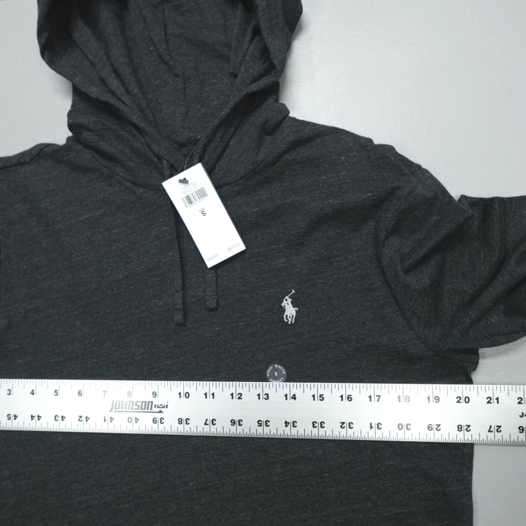 Polo Ralph Lauren Re-engineered Title: Polo Ralph Lauren Lightweight Hoodie Mens Size S Cotton Pony Logo Black Htr Size US S / EU 44-46 / 1 - 5 Thumbnail