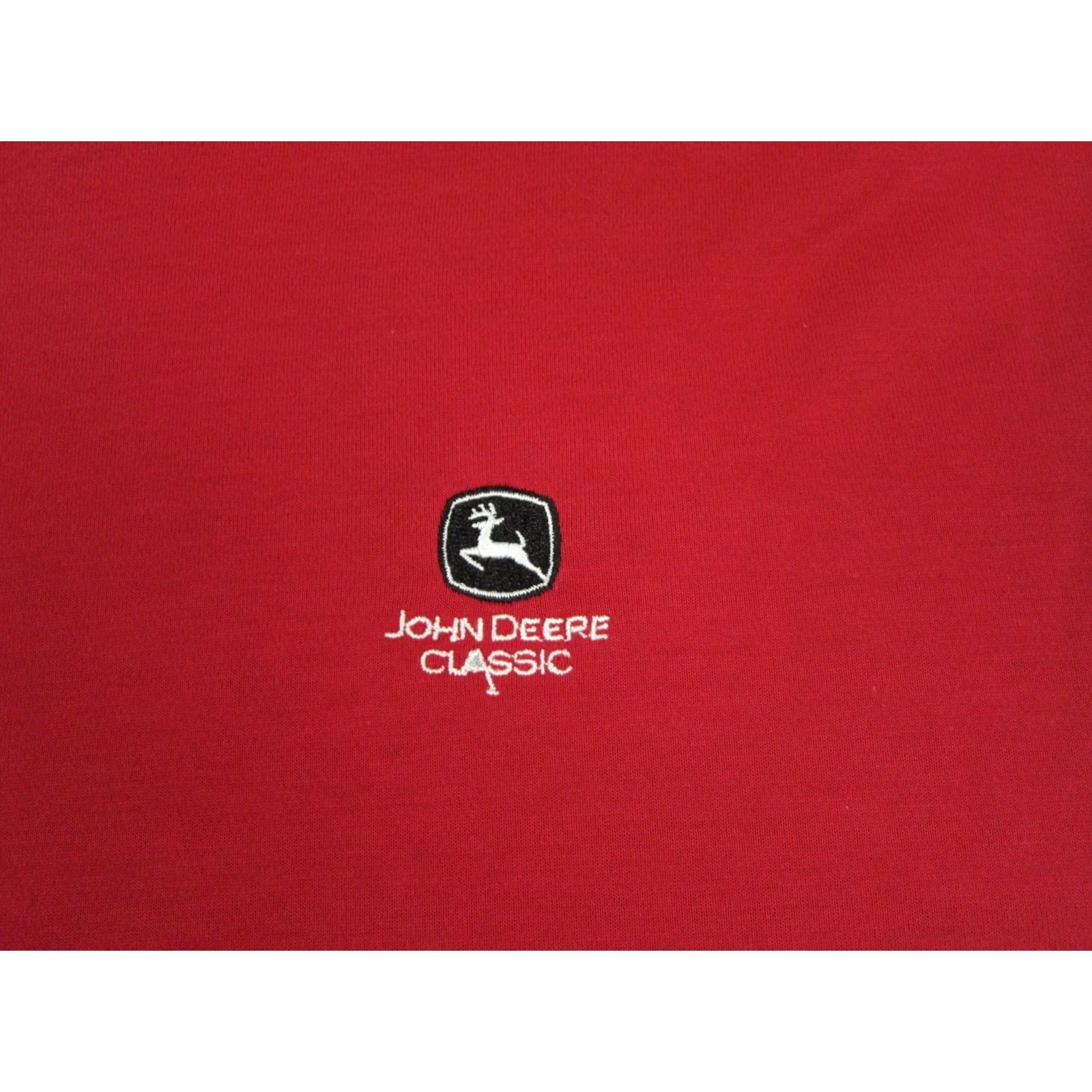 Vintage John Deere Classic Shirt Mens 2XL XXL Red Golf Tournament Ahead Highneck Size US XXL / EU 58 / 5 - 3 Thumbnail