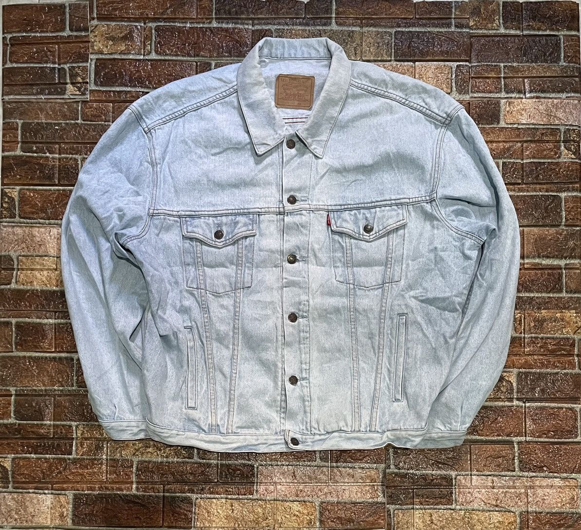 Levi's Vintage LEVI'S Denim Jacket Size M Acid Wash Faded Levis Size US XL / EU 56 / 4 - 1 Preview