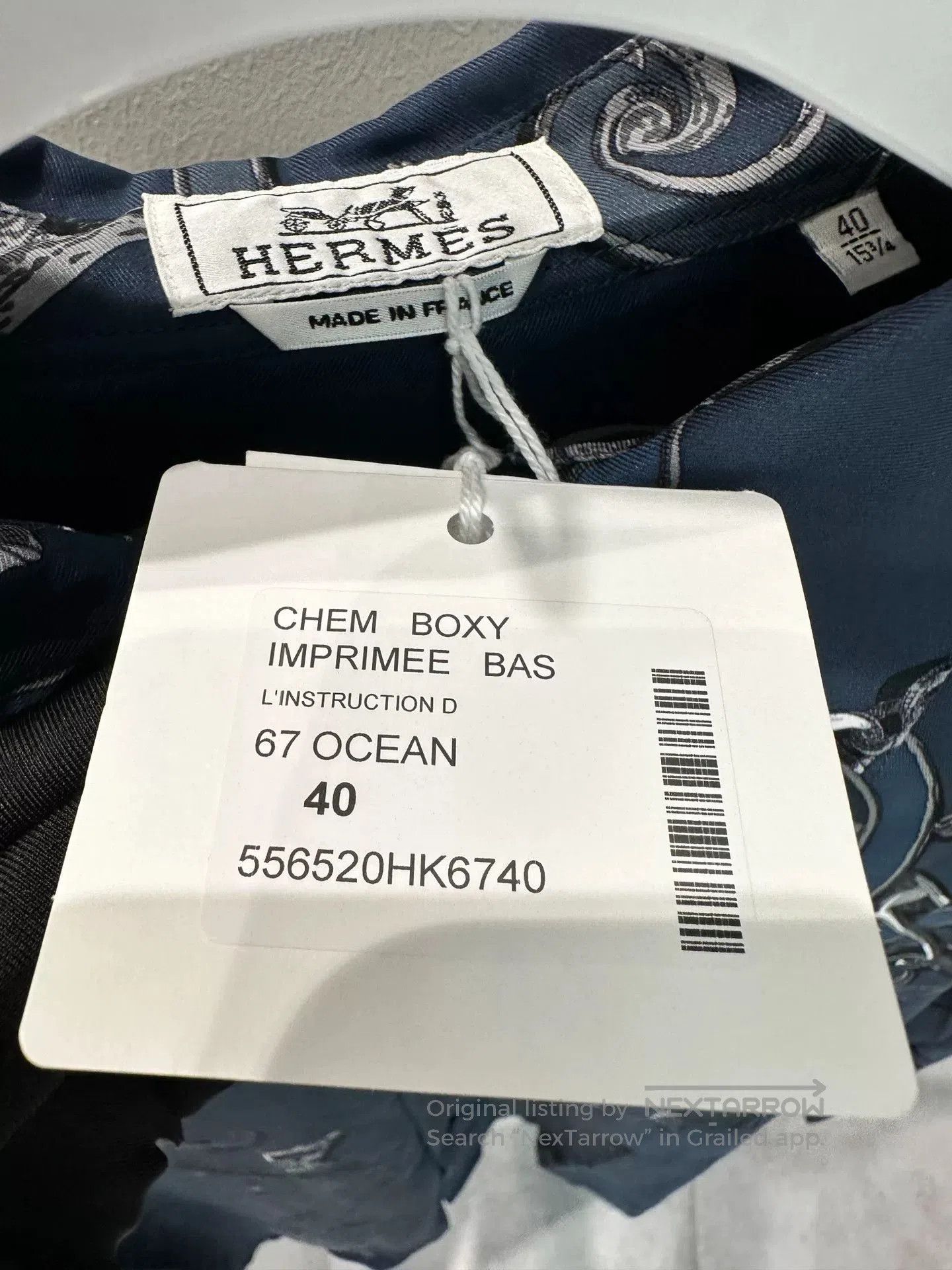 Hermes Hermes Men's L'Instruction du RoyPatine Shirt. Size US S / EU 44-46 / 1 - 3 Thumbnail
