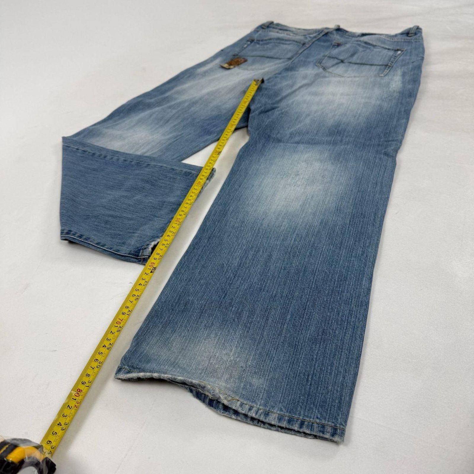 Akademiks × JNCO × Vintage Vintage y2k grunge archive baggy wide leg faded skater jeans Size US 36 / EU 52 - 3 Thumbnail