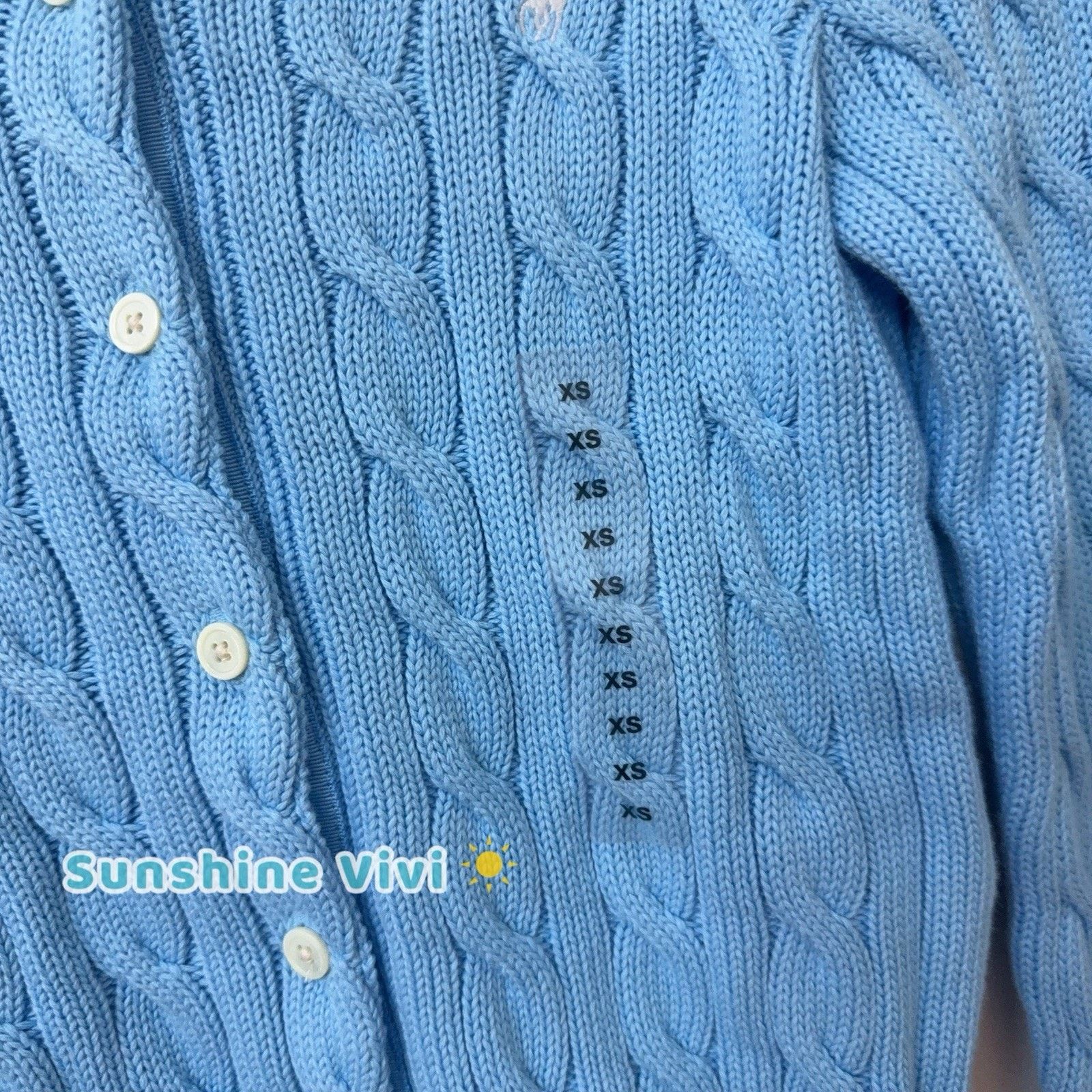 Polo Ralph Lauren NWT Polo Ralph Lauren Women Cable Knit Cardigan Sweater XS Size XS / US 0-2 / IT 36-38 - 2 Thumbnail