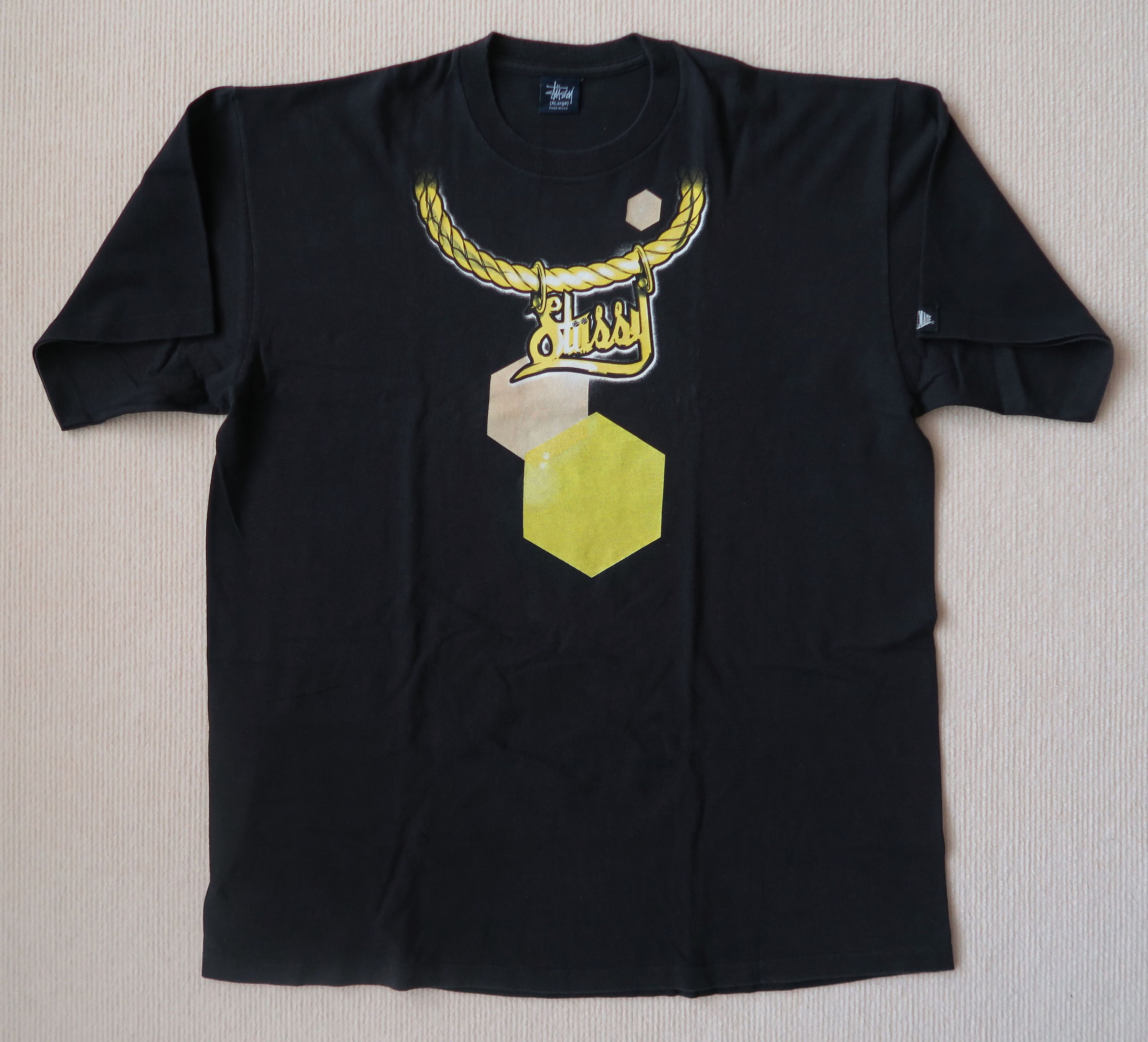Stussy Stussy x Customade Gold Chain Print T-shirt Size US XL / EU 56 / 4 - 1 Thumbnail