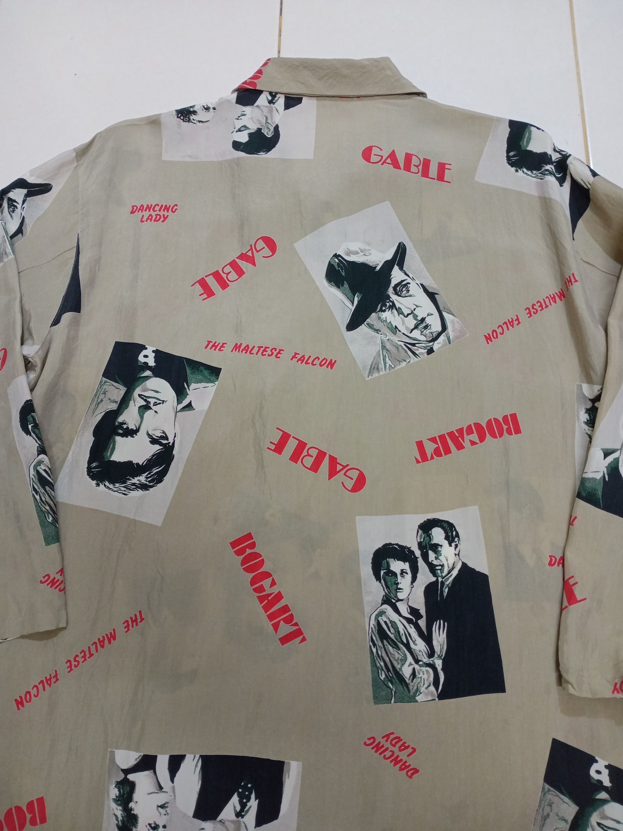Japanese Brand × Vintage Rare Vintage Japanese Blouse Movie Print Size L / US 10 / IT 46 - 3 Thumbnail