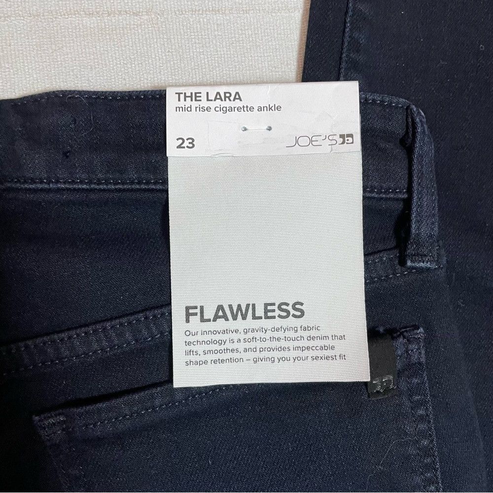 Joe's NWT New $188 Joe's The Lara Mid-Rise Cigarette Ankle Delos Size 23" - 7 Thumbnail