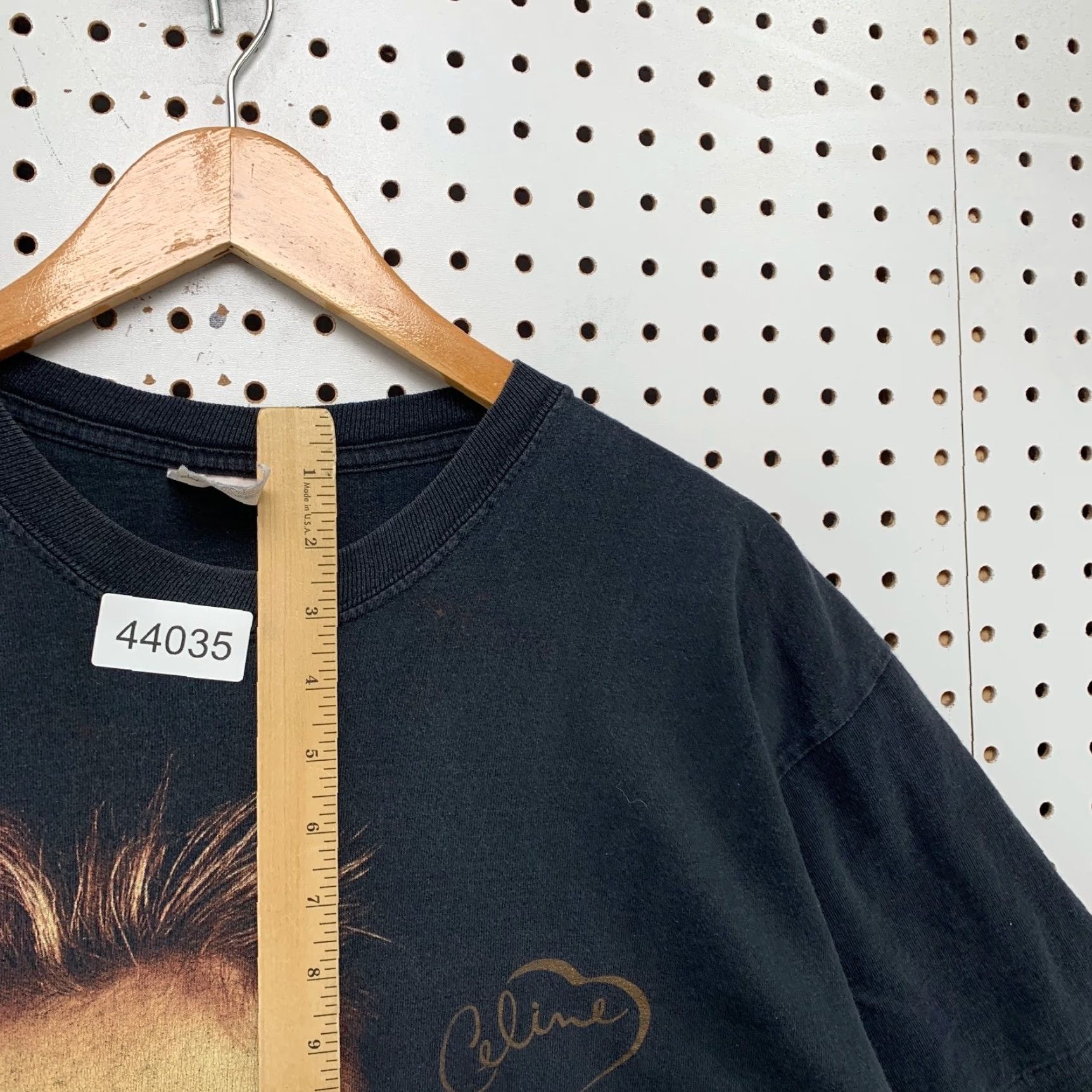 Celine VINTAGE Celine Dion Shirt Mens L Black 90s World Tour Single Stitch Lets Talk About Love Band Music Shirt Size US L / EU 52-54 / 3 - 7 Thumbnail