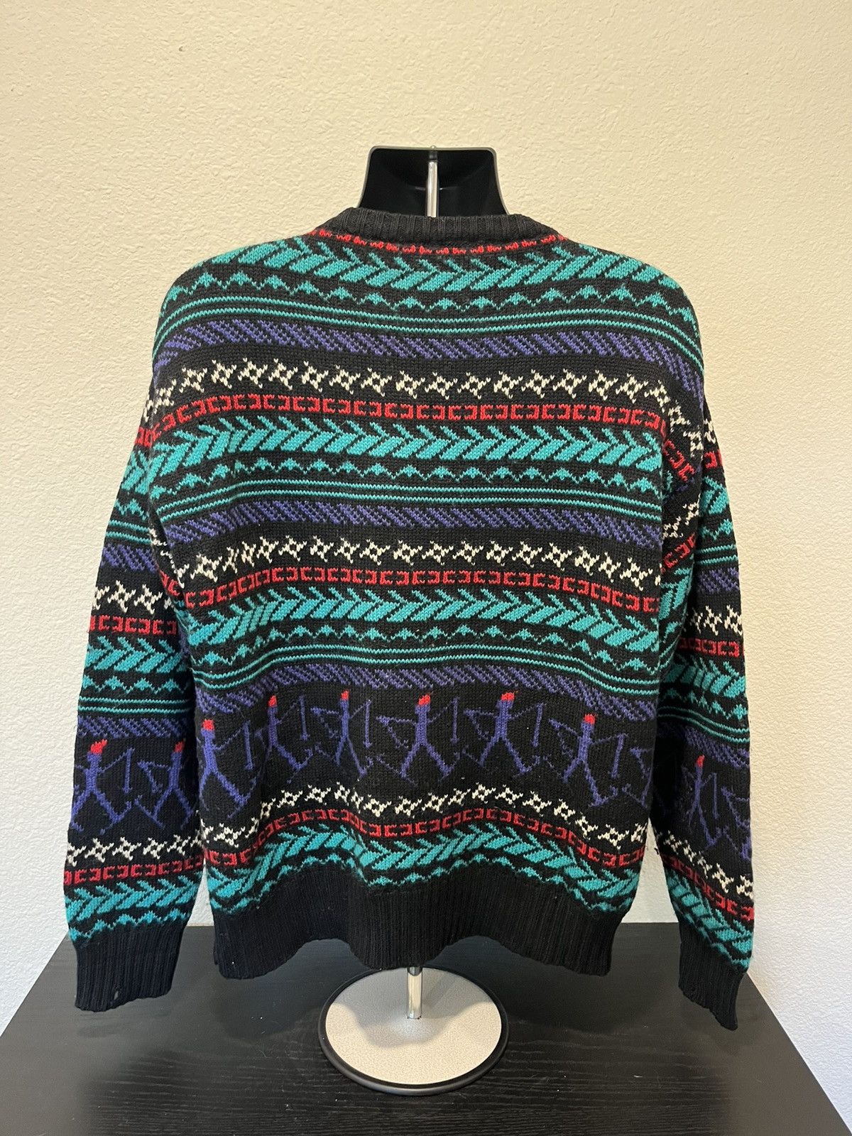 Columbia × Vintage Vintage 90s Columbia fleece knit sweater Size US L / EU 52-54 / 3 - 2 Thumbnail