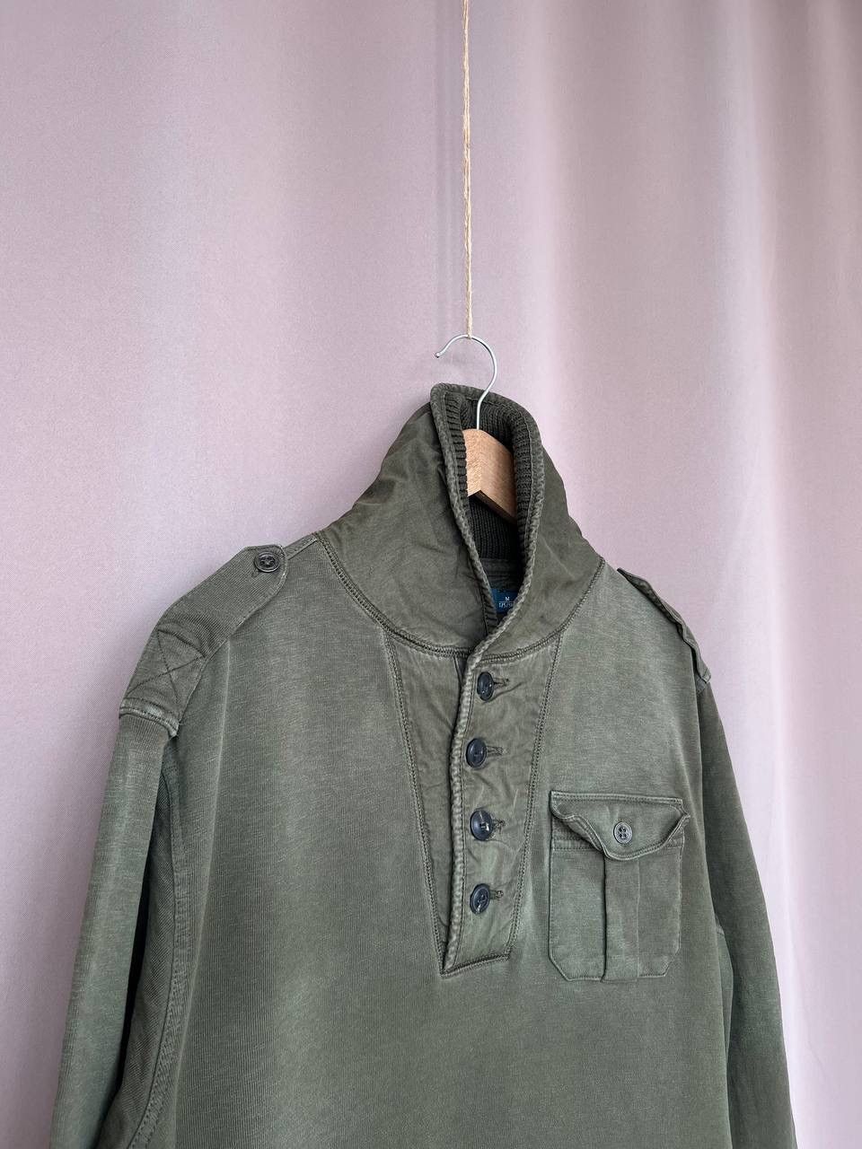 Polo Ralph Lauren Polo Ralph Lauren Knit Rib Military Pullover Men Size M Size US M / EU 48-50 / 2 - 3 Thumbnail