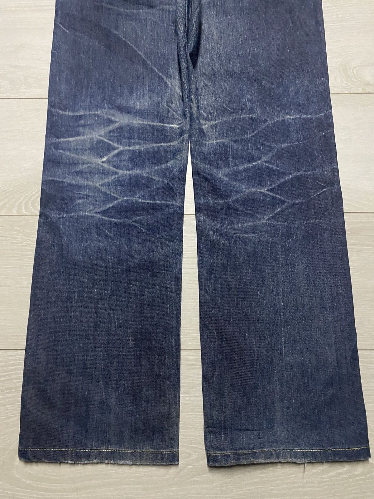 Undercover Vintage Japanese Brand Uniqlo S-002 Distressed Loose Jeans Size US 33 - 6 Thumbnail