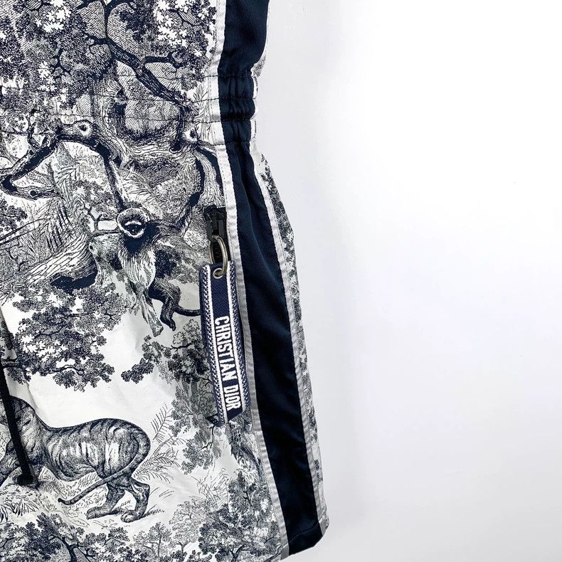 Dior Dior Color-blocked animal jungle print hooded half-zipper Size XS / US 0-2 / IT 36-38 - 4 Thumbnail