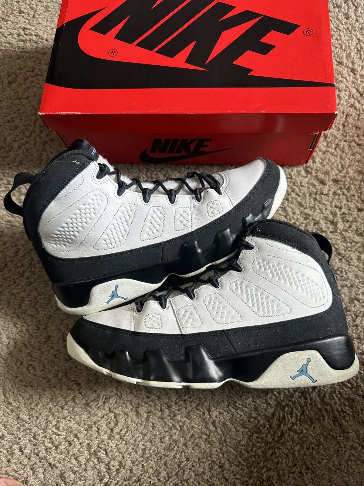 Jordan Brand Size 10 - Jordan 9 Retro University Blue (CT8019-140) Size US 10 / EU 43 - 1 Thumbnail