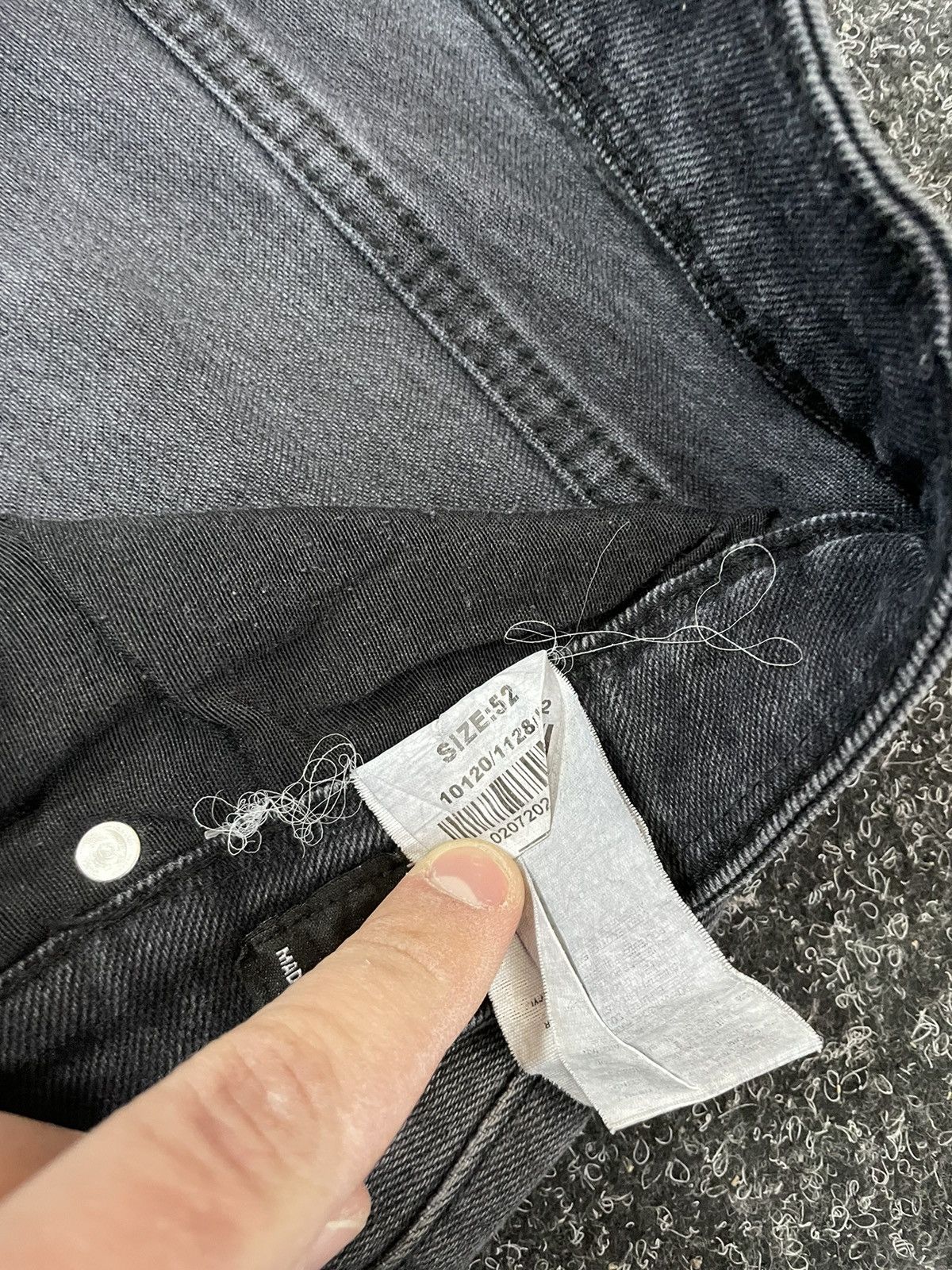 Dsquared2 × If Six Was Nine Vintage Dsquared2 black grey Mud Wash Jeans pants joggers Size US 36 / EU 52 - 7 Thumbnail