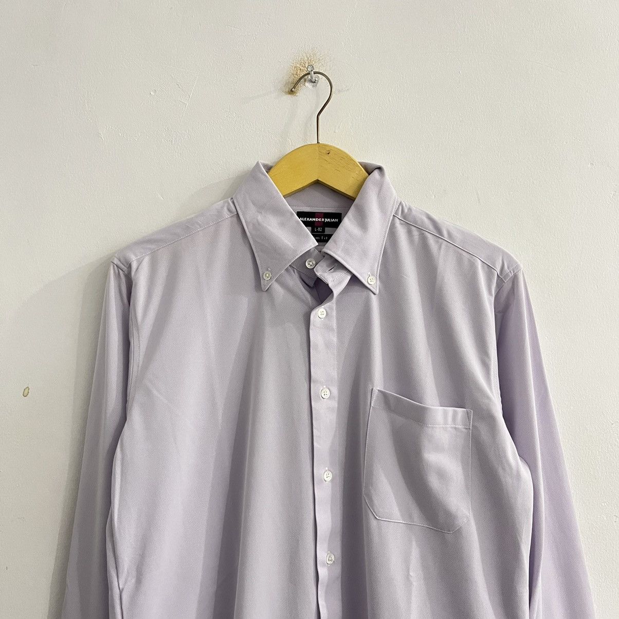 Alexander Julian Alexander Julian - Formal Basic Slim Fit Shirt Size US L / EU 52-54 / 3 - 2 Thumbnail