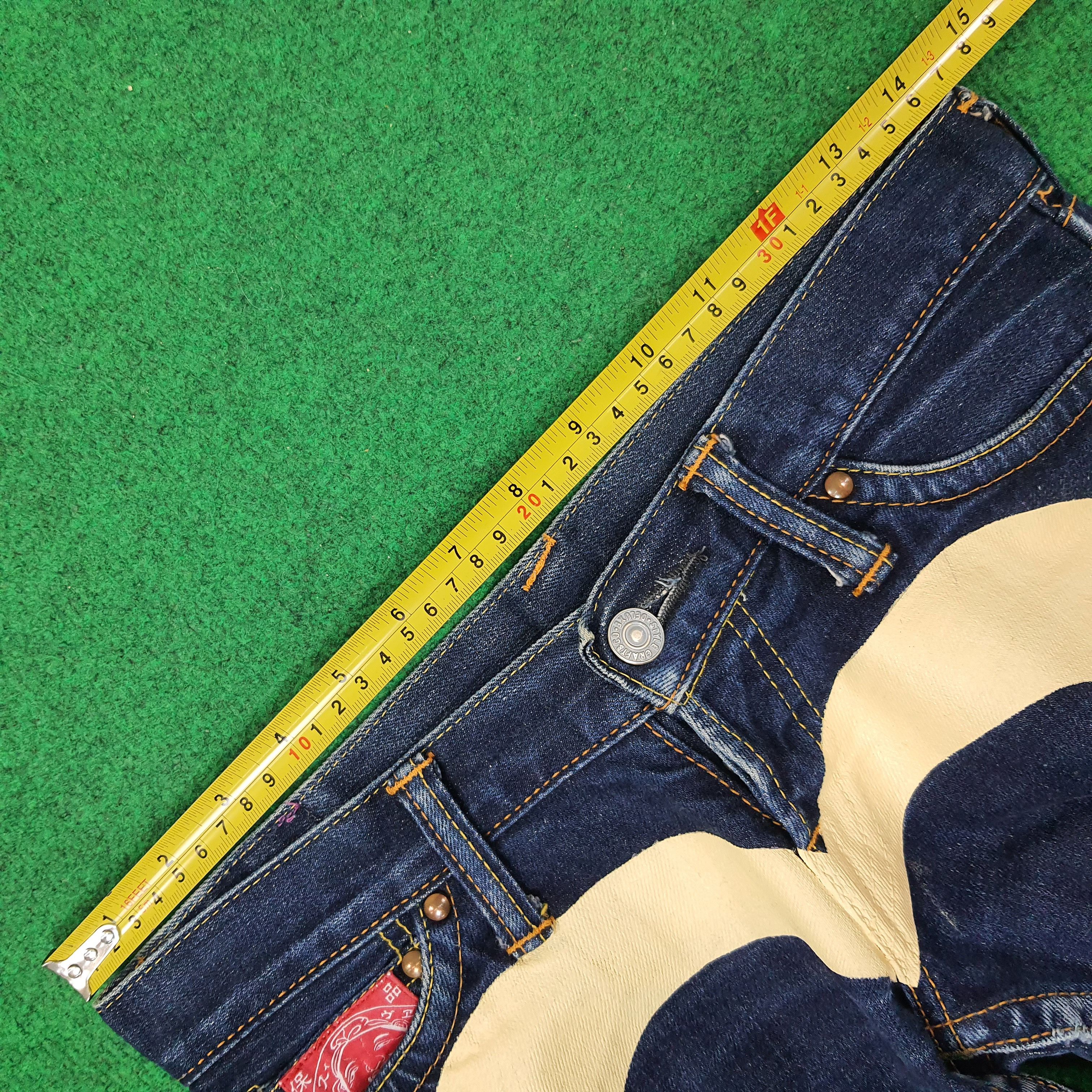 Evisu Evisu Donna Boot Cut Selvedge Custom Daicock Jeans C228N24 Size 28" / US 6 / IT 42 - 11 Thumbnail