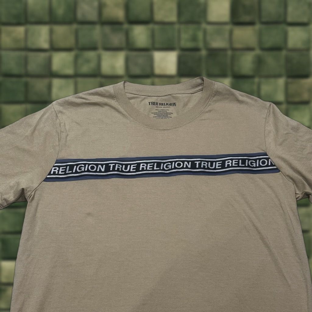 True Religion True Religion T Shirt Mens Small Brown Spellout Shirt Men S Brown Logo Print All Seasons Knit Crew Neck Short Sleeve Vintage No Size US S / EU 44-46 / 1 - 1 Thumbnail