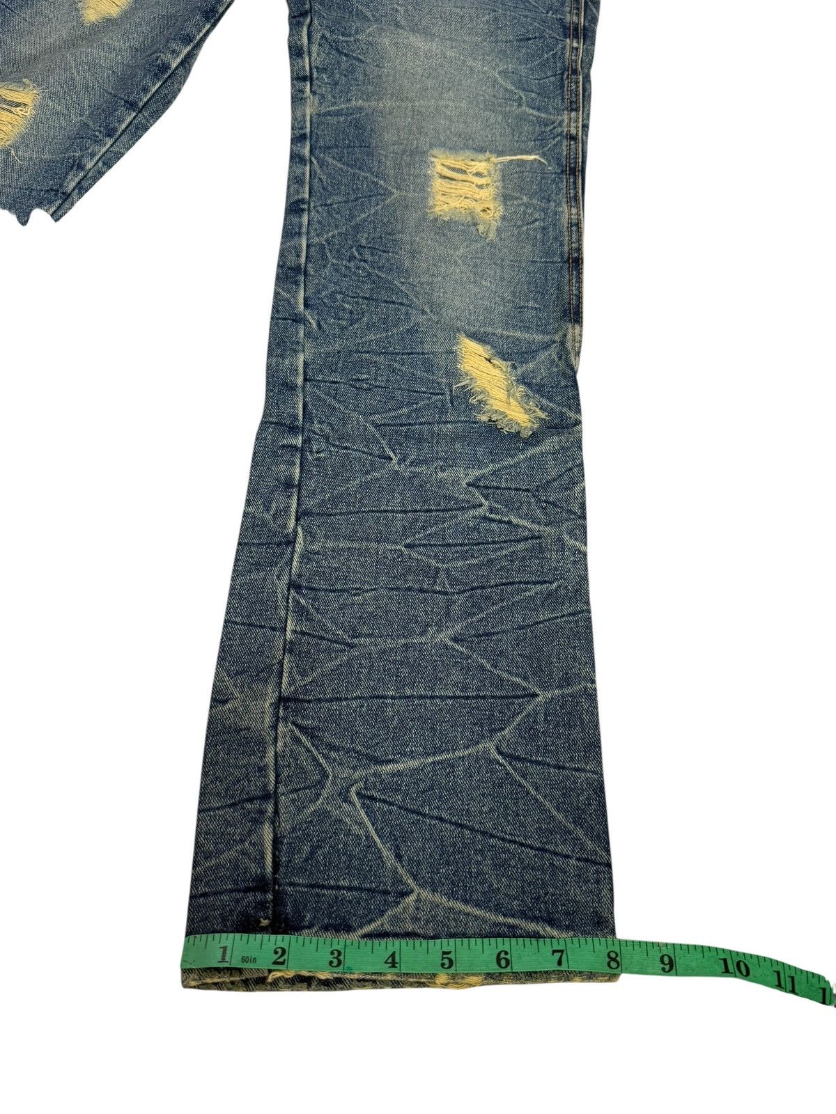 Japanese Brand Vintage Japanese World Bazaar Distressed Design Jeans Size US 29 - 13 Thumbnail