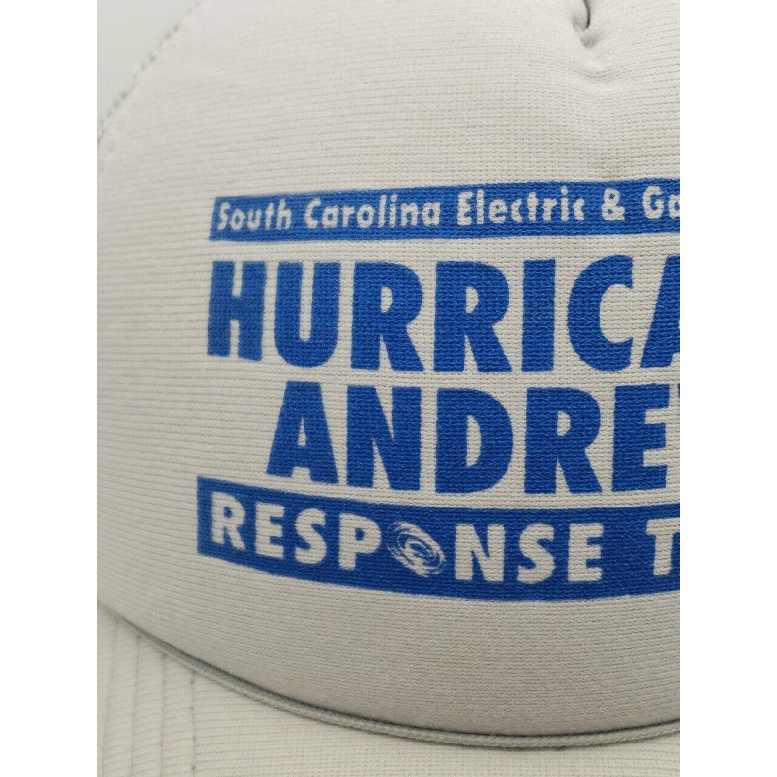 Other 90s 1992 Hurricane Andrew DISASTER RESPONSE TEAM Foam Hat Size ONE SIZE - 7 Thumbnail