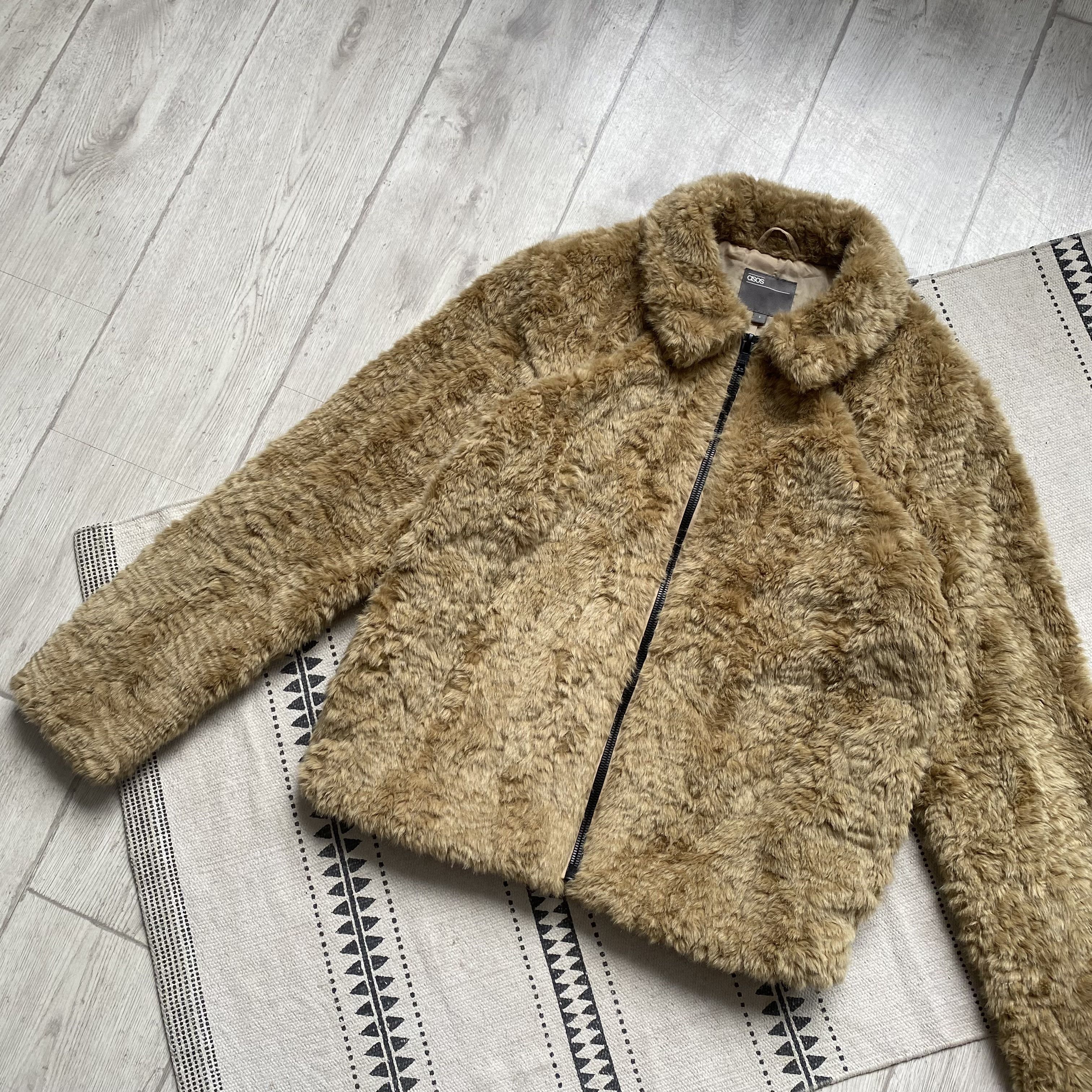 Y2K Japanese Faux Fur jacket Mens LGB Style IF6WAS9