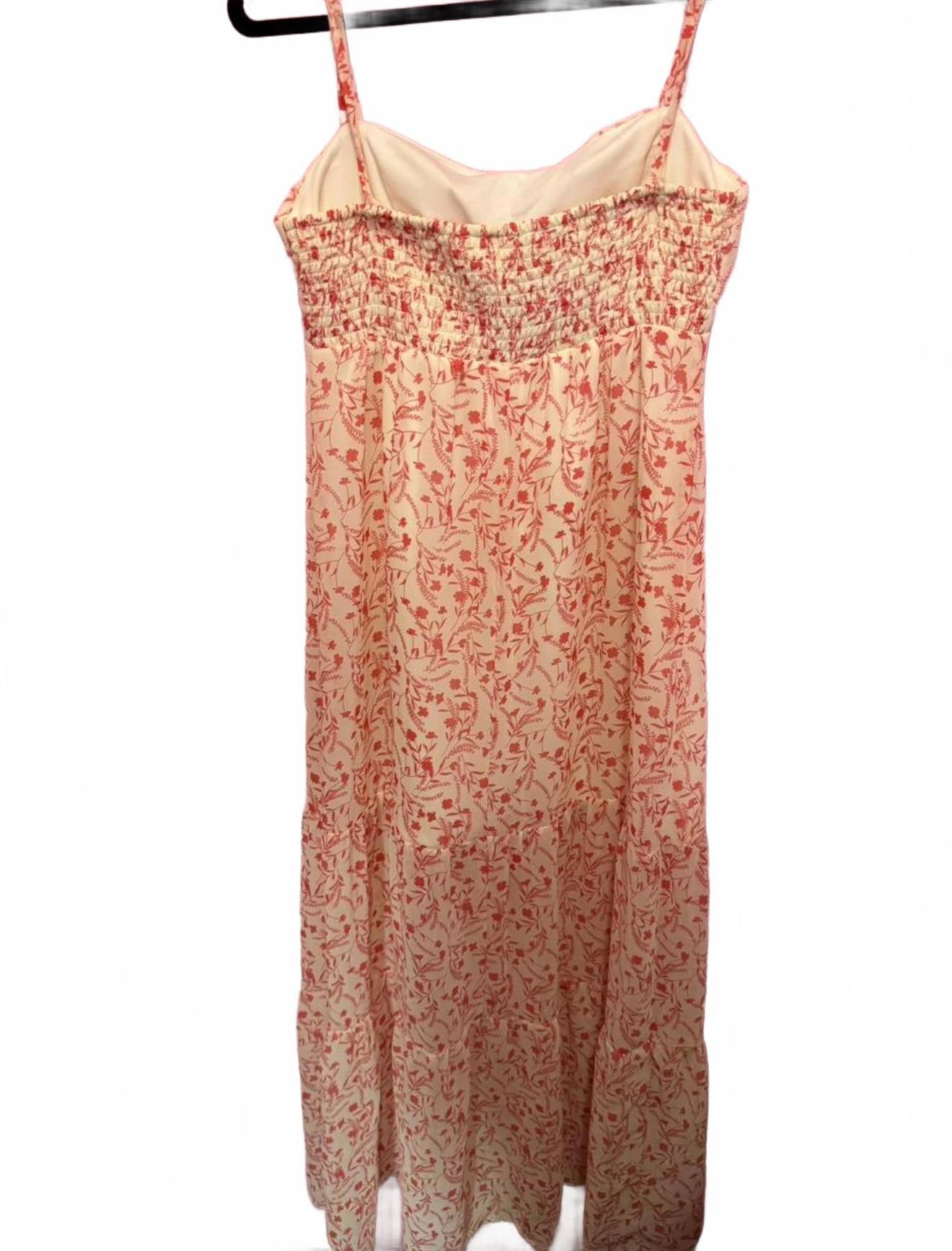 Designer Floral Summer Maxi Dress with Spaghetti Straps Size S / US 4 / IT 40 - 2 Thumbnail
