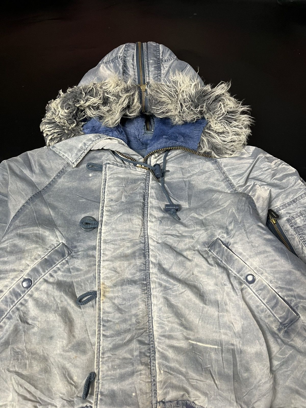 GOAT Crew × GOSTAR DE FUGA × Japanese Brand Japanese Fur bomber jacket Like G.O.A style Size US M / EU 48-50 / 2 - 9 Thumbnail