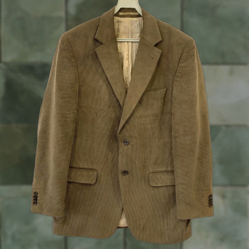 Balmain Balmain Paris Blazer Men Corduroy Brown M IT 48 Wool? (corduroy) Luxury vintage? Size 40R - 1 Thumbnail