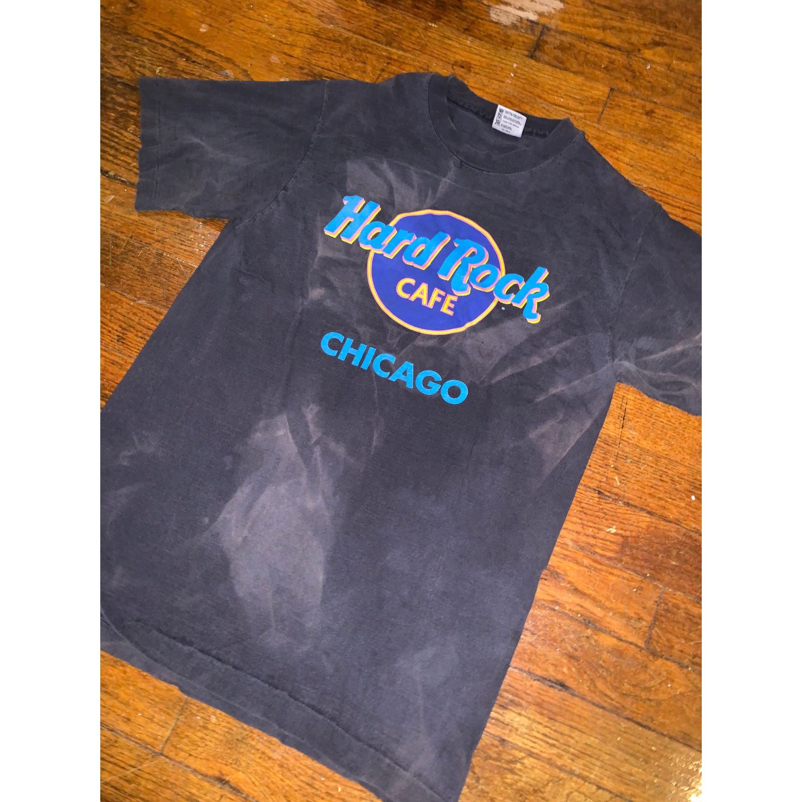 Hard Rock Cafe × Other × Vintage Vintage 90s Hard Rock Cafe Chicago Tee M USA Single Stitch Size US M / EU 48-50 / 2 - 3 Thumbnail